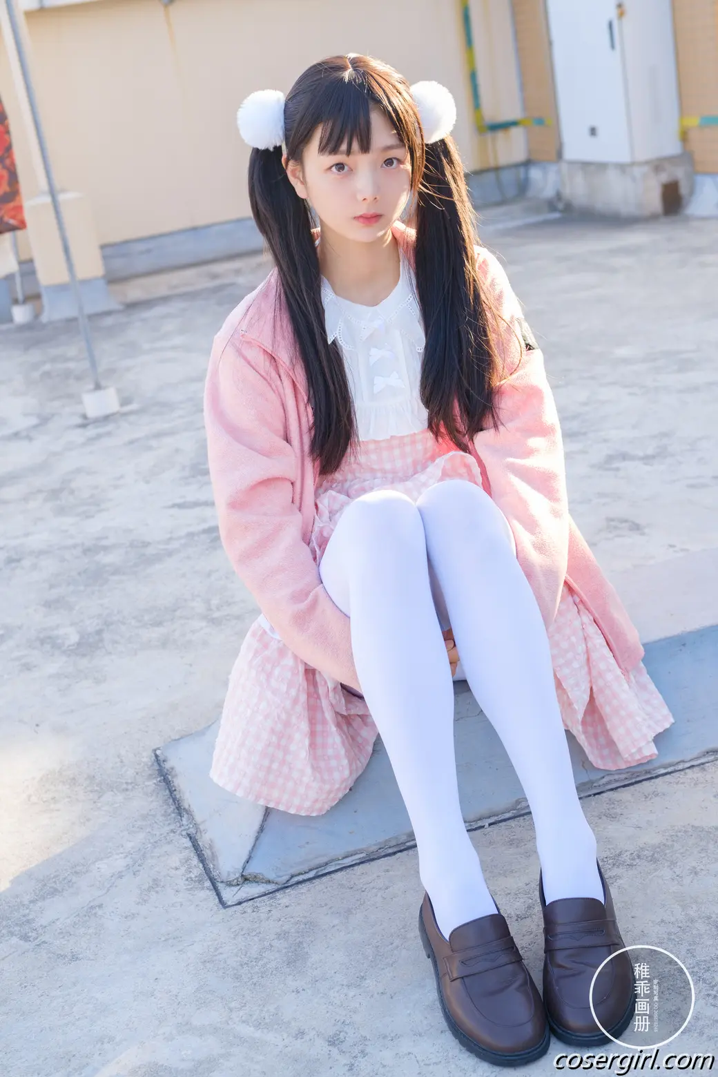 稚乖画册 【晴空06】 夜夜 天台粉裙