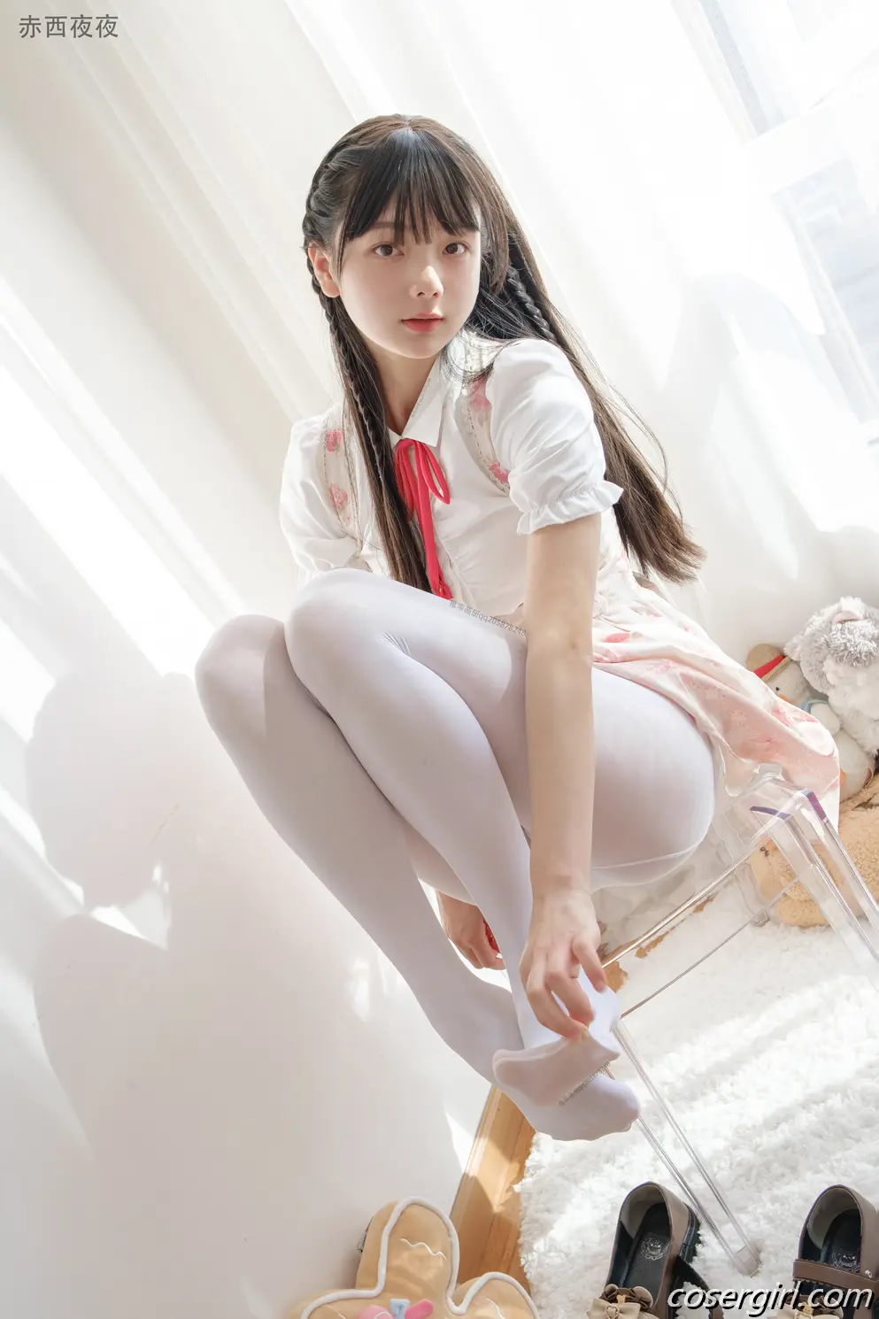 图片[9]-稚乖画册 【晴空07】 夜夜 《白丝JK》 一亿像素 写真图片欣赏 - coser福利社-coser福利社