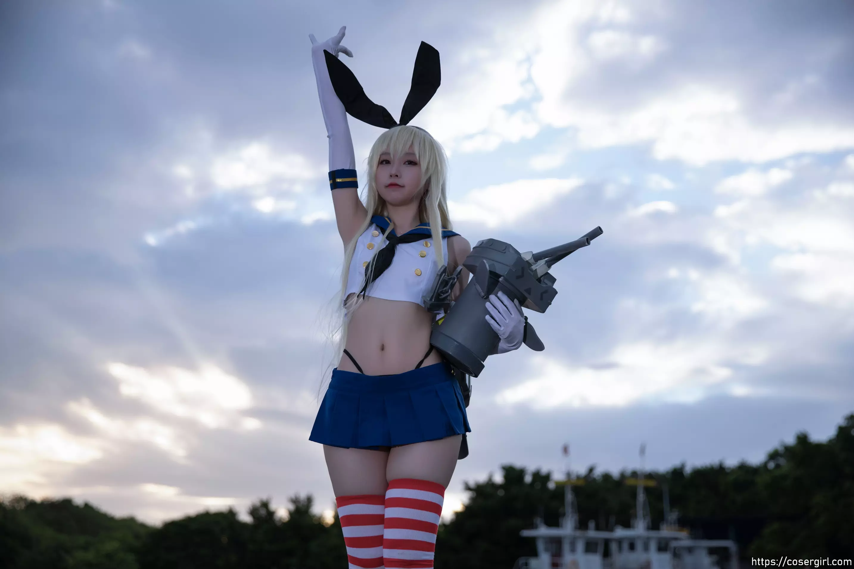 图片[3]-G44不会受伤 NO.051 岛风 - coser福利社-coser福利社