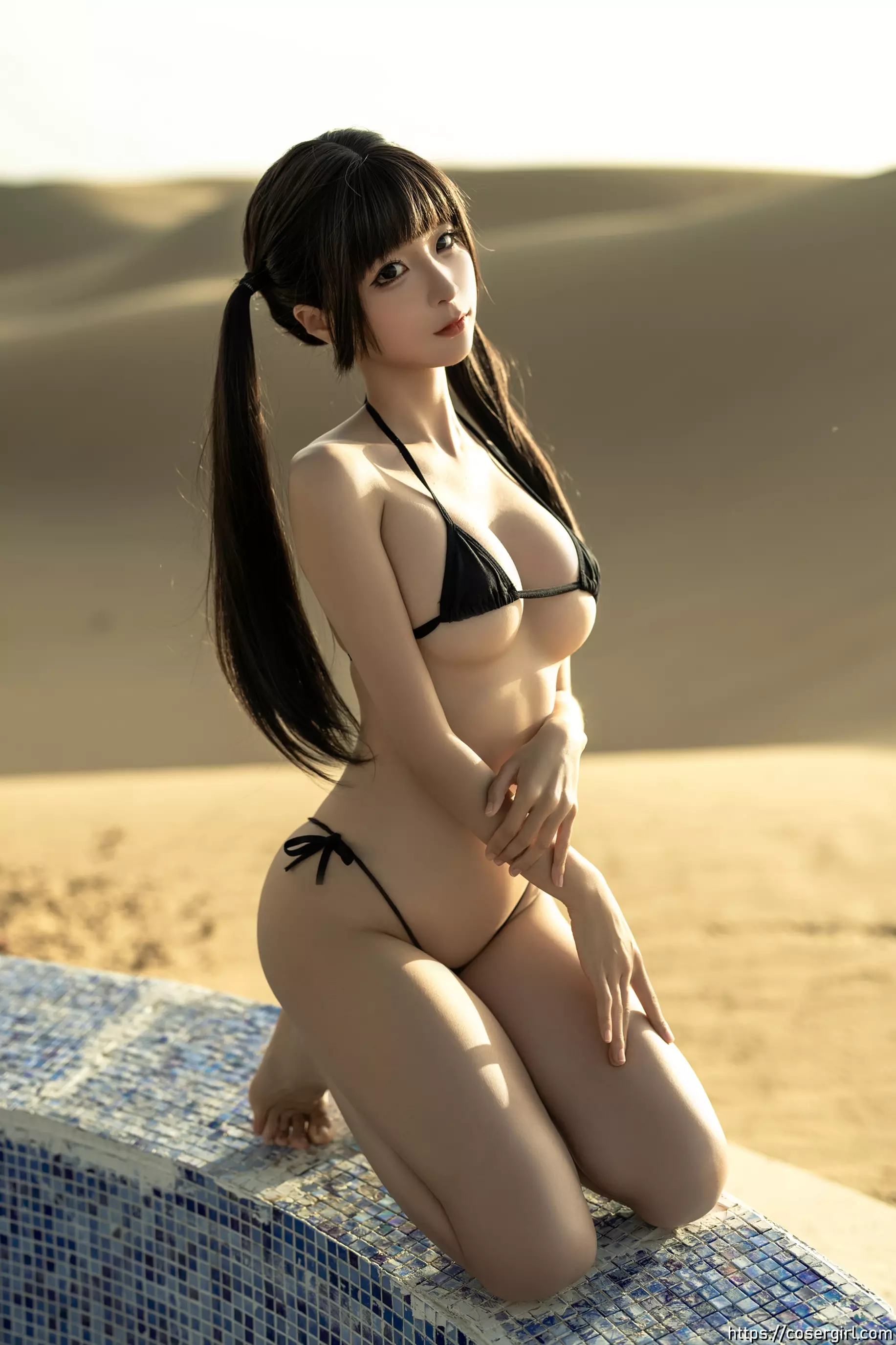 图片[2]-蠢沫沫 沙漠比基尼 - coser福利社-coser福利社