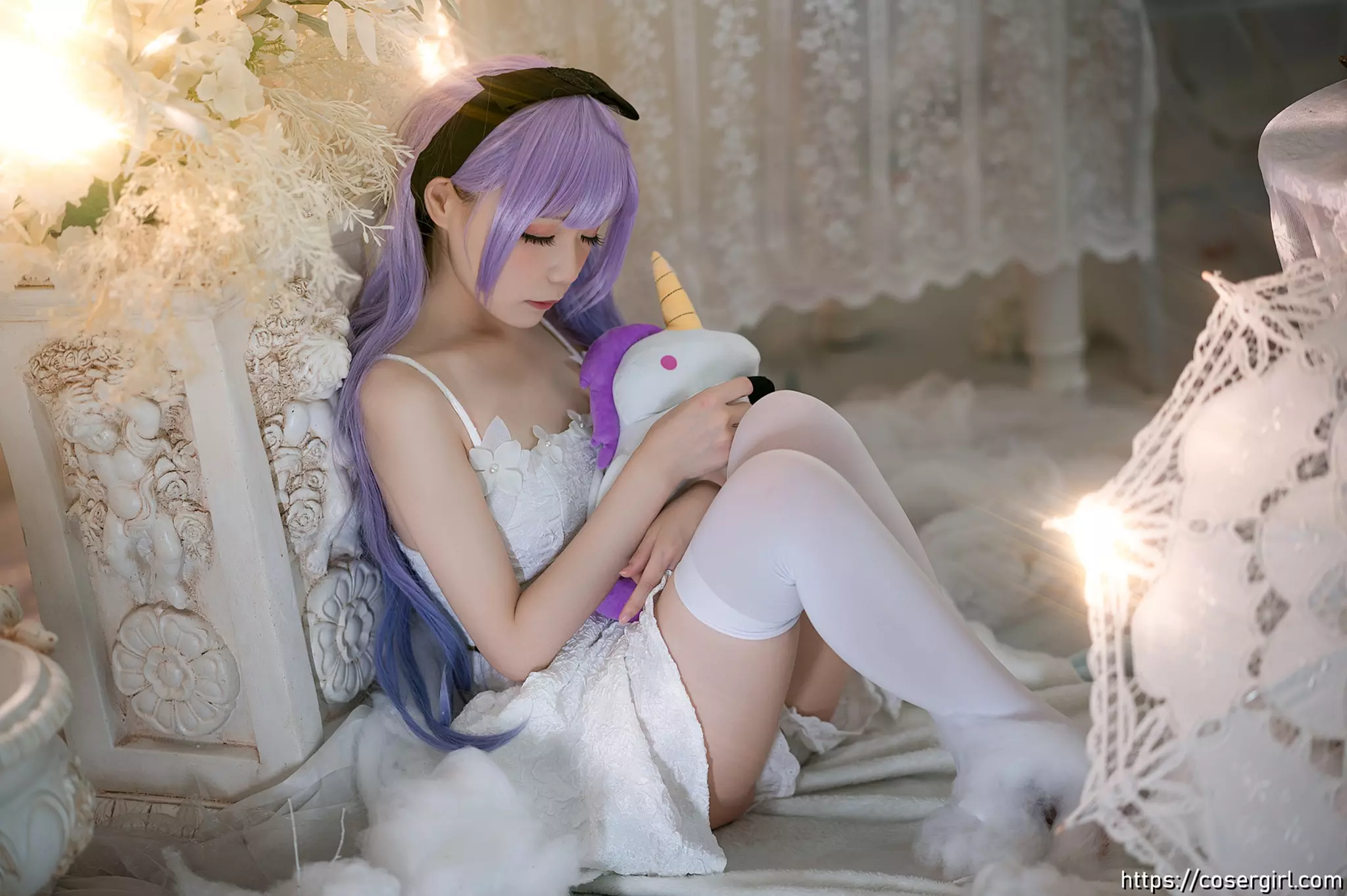 图片[2]-王胖胖u VOL.012 独角兽睡衣 - coser福利社-coser福利社