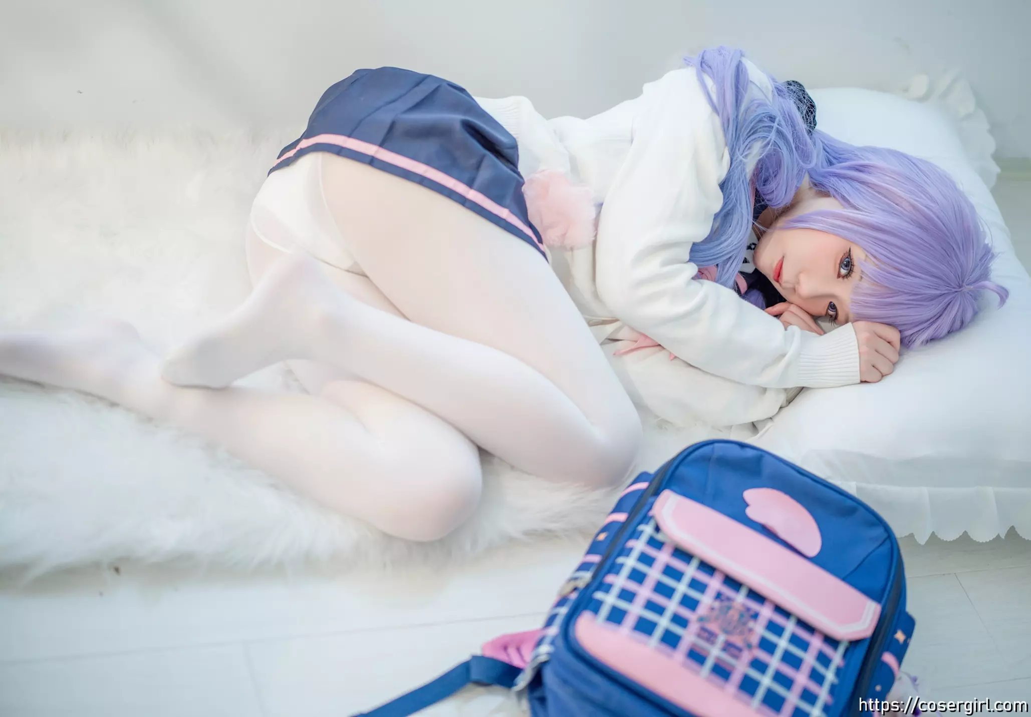 图片[1]-王胖胖u VOL.011 独角兽制服 - coser福利社-coser福利社