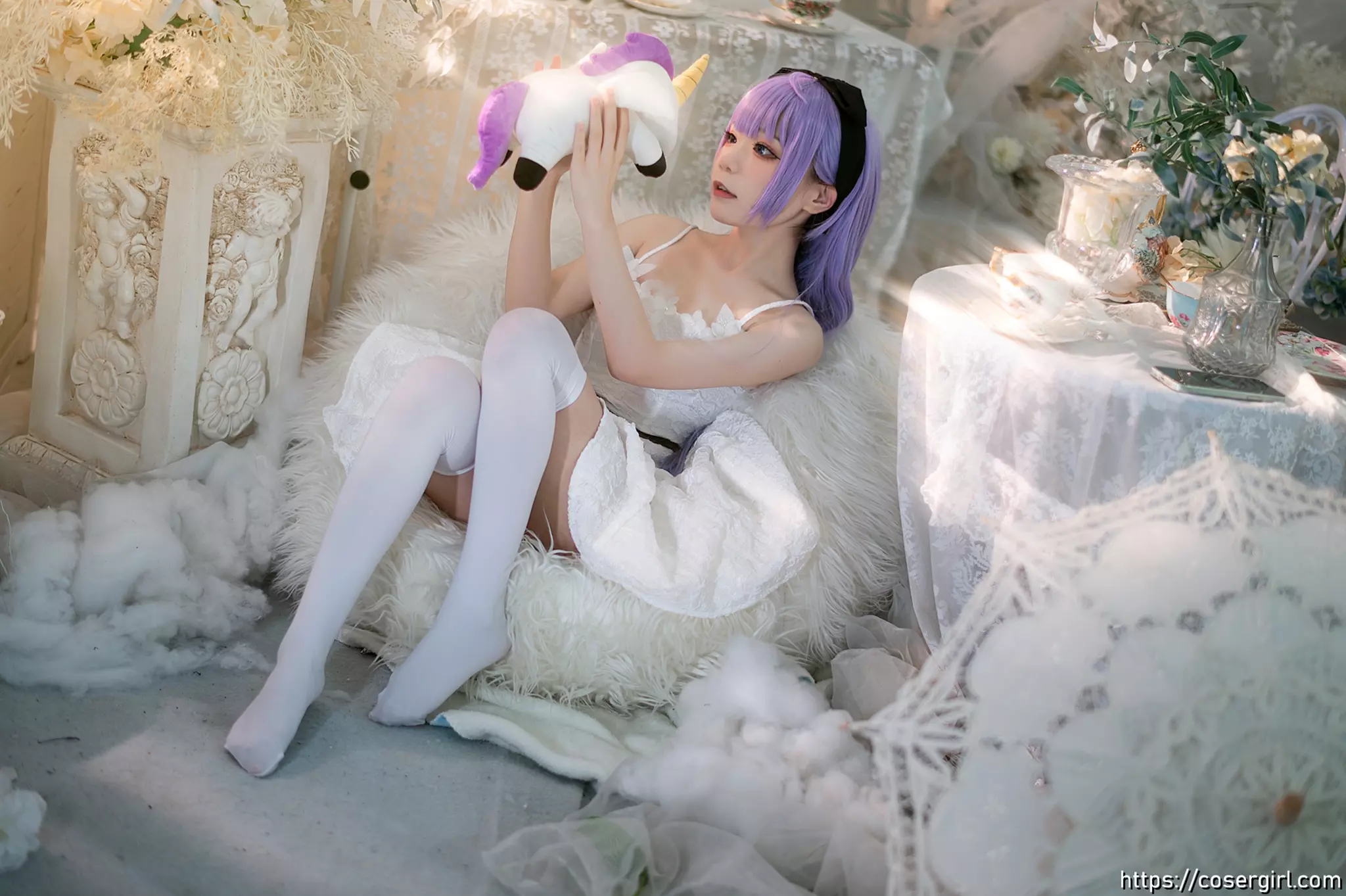 图片[1]-王胖胖u VOL.012 独角兽睡衣 - coser福利社-coser福利社