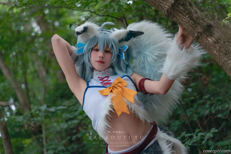 黏黏团子兔 刹那抓住了未来 美女写真图片欣赏-coser福利社