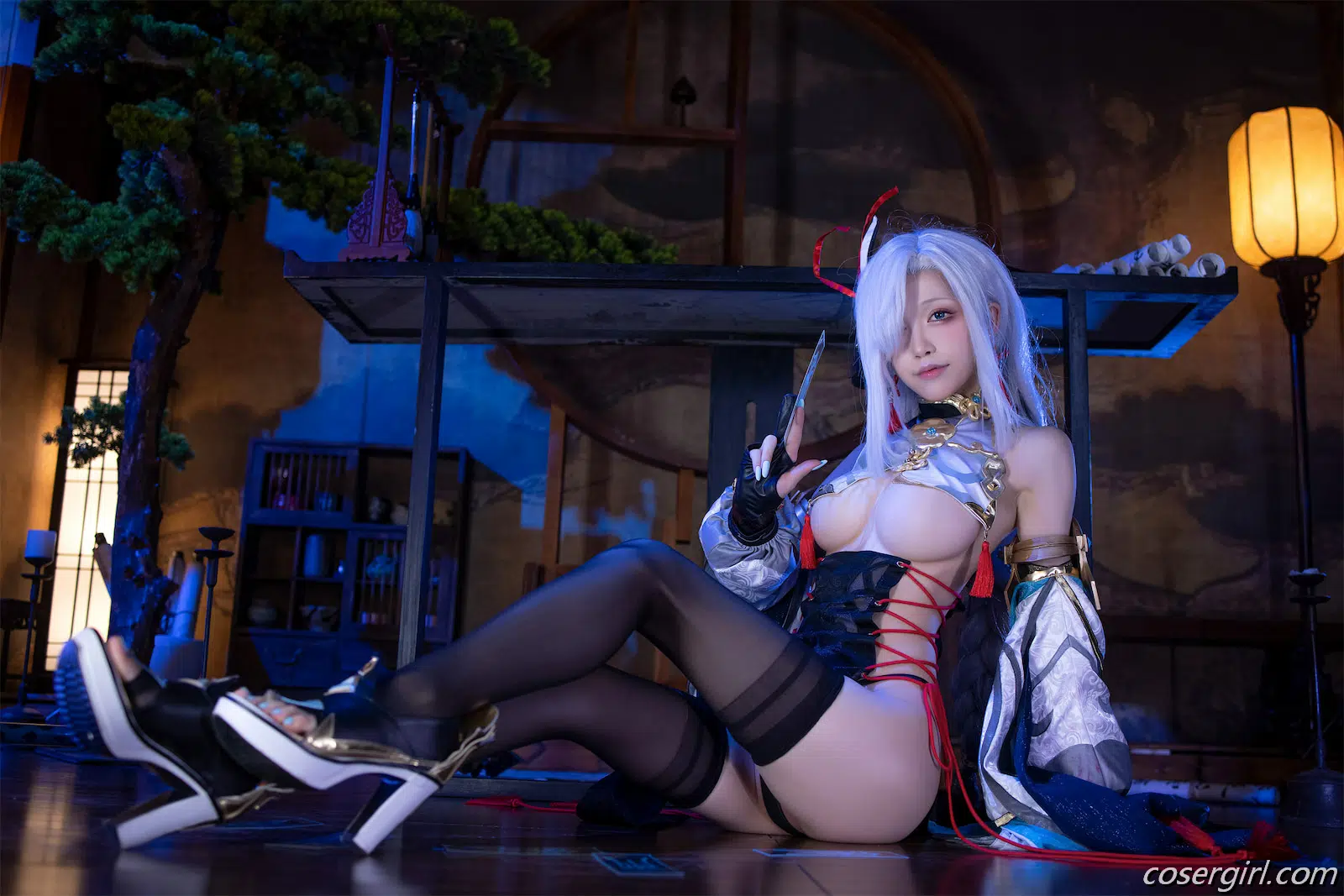 水淼Aqua 申鹤旗袍