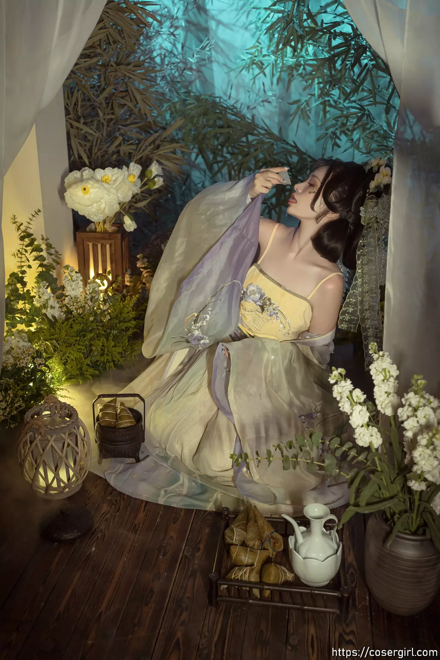 图片[2]-喵小吉端午古风汉服写真《浣溪沙》 - coser福利社在线观看-coser福利社