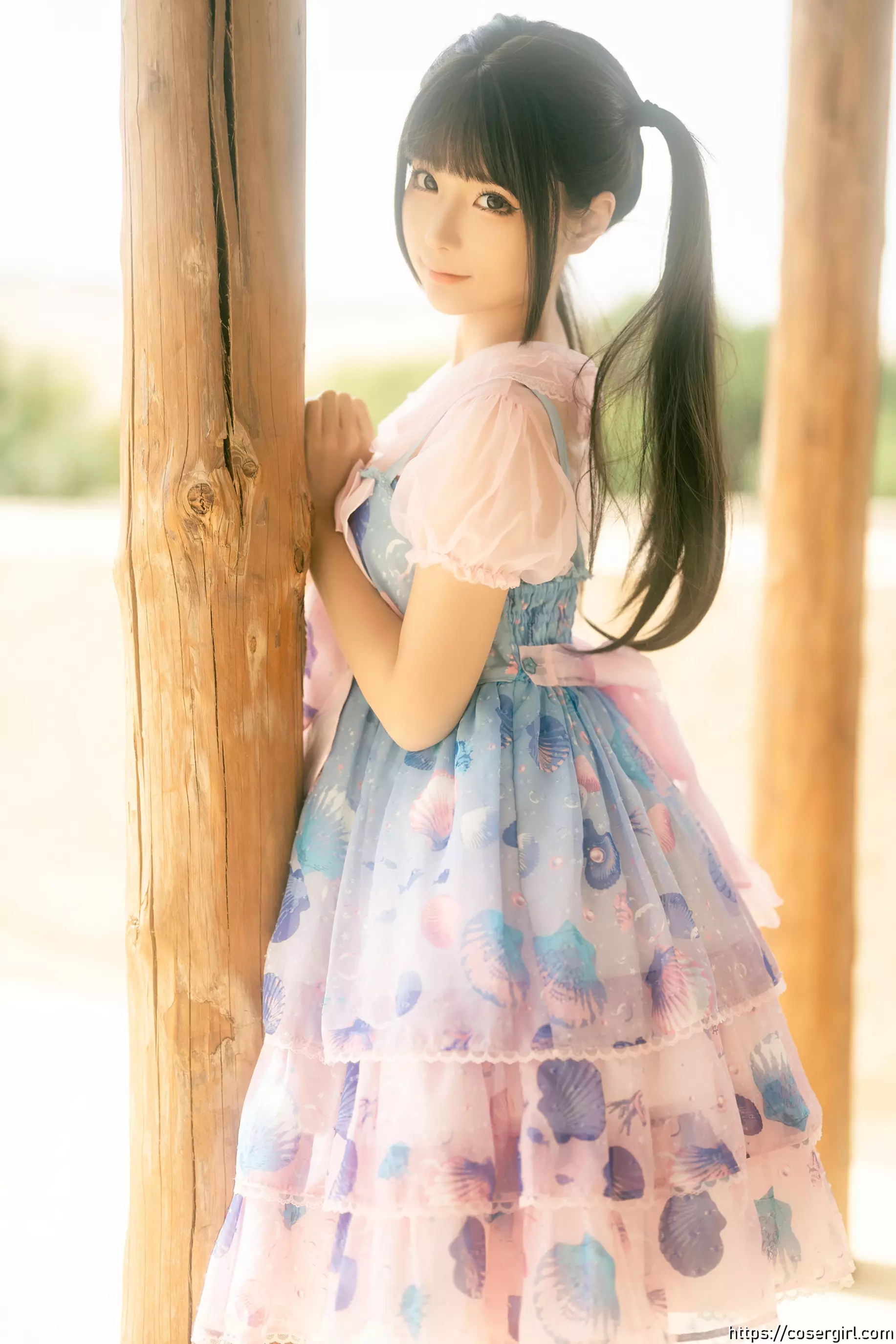 图片[2]-蠢沫沫 可爱粉裙 - coser福利社-coser福利社