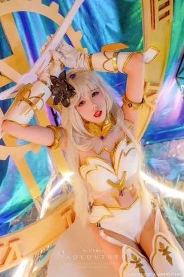 黏黏团子兔 特典《海王星》美女写真预览-coser福利社