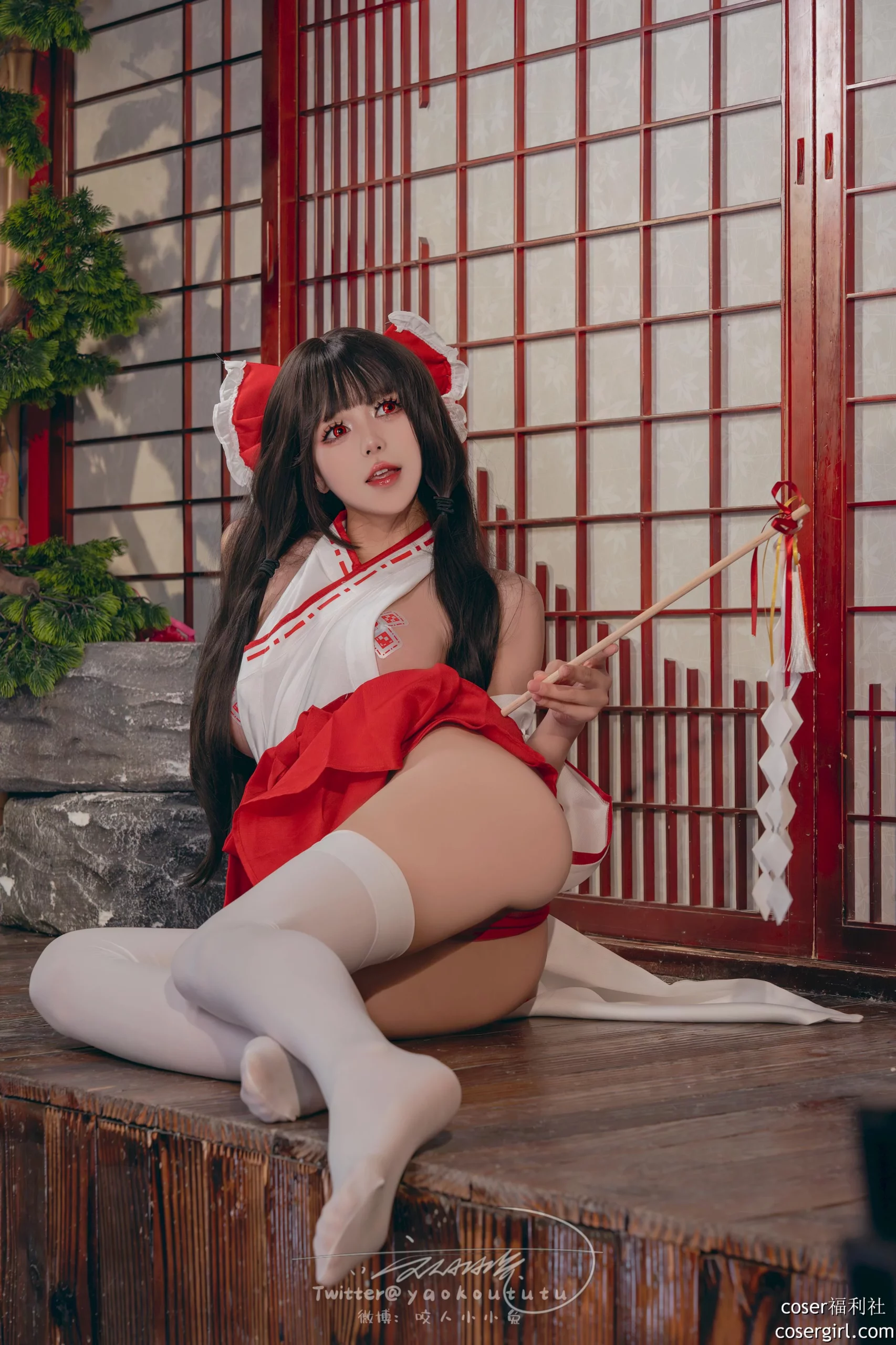 图片[14]-黏黏团子兔『狐之灵梦』 Roly Poly - coser福利社[二月作品][在线欣赏]-coser福利社