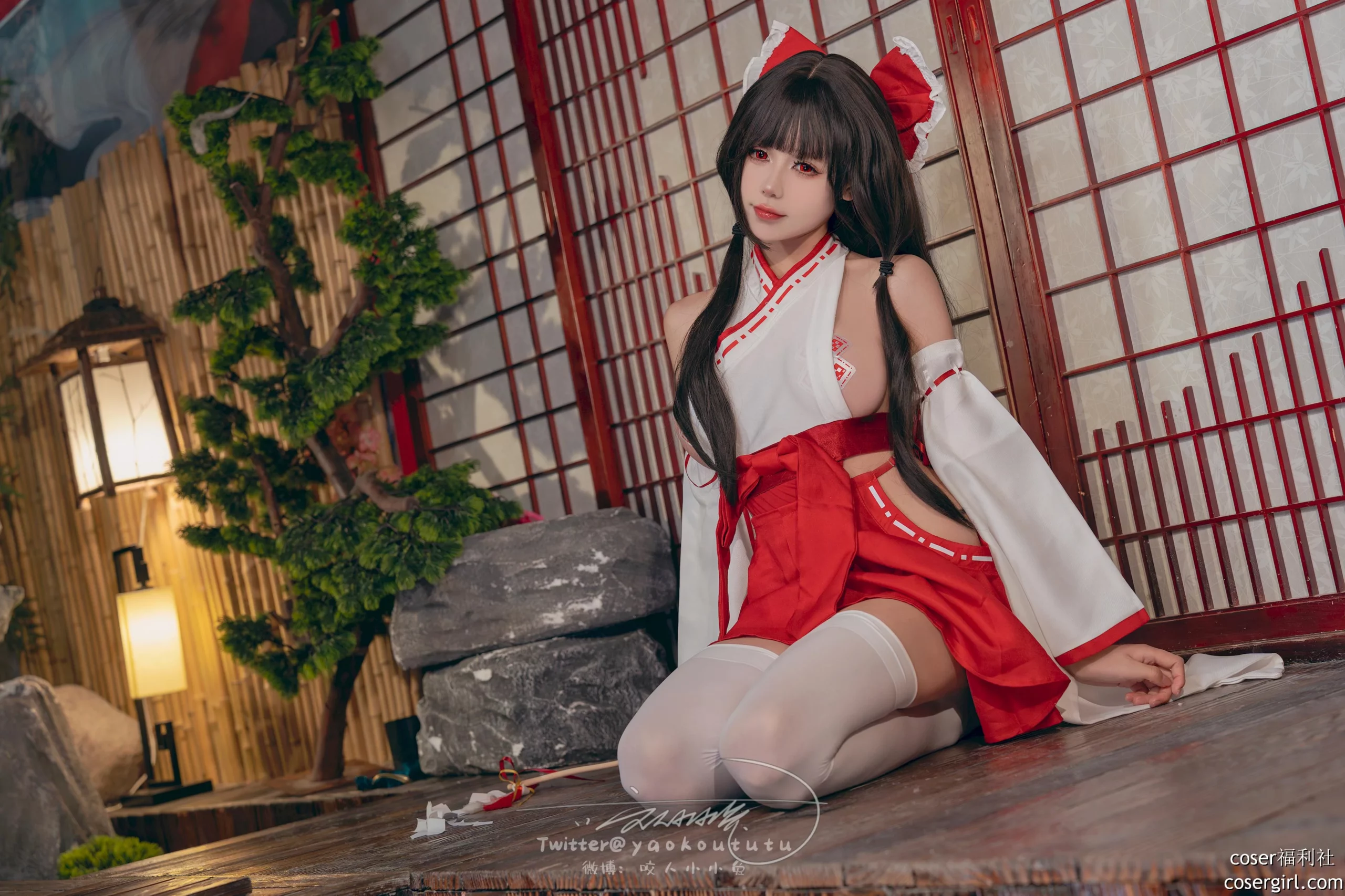 图片[9]-黏黏团子兔『狐之灵梦』 Roly Poly - coser福利社[二月作品][在线欣赏]-coser福利社