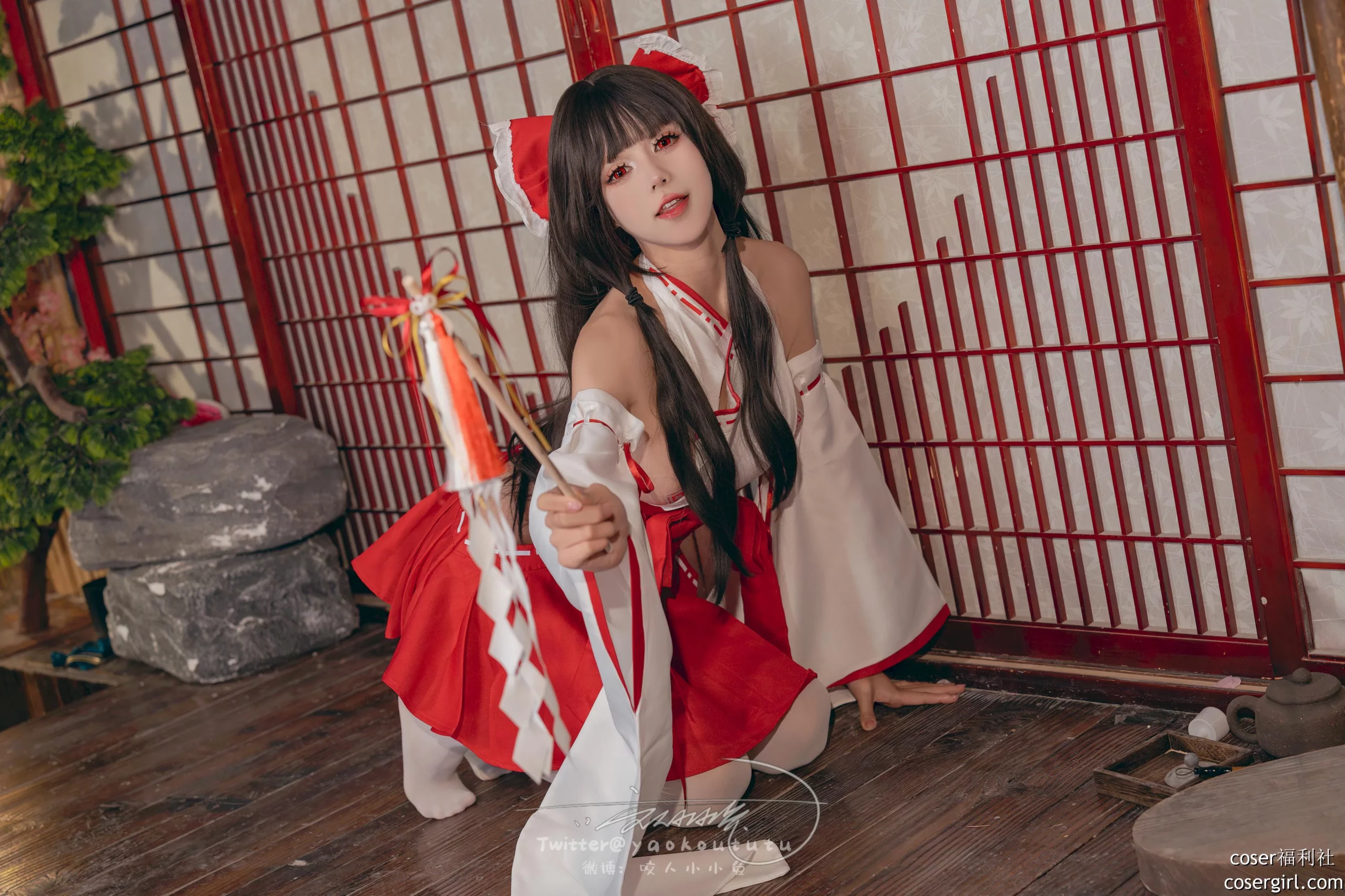 图片[8]-黏黏团子兔『狐之灵梦』 Roly Poly - coser福利社[二月作品][在线欣赏]-coser福利社