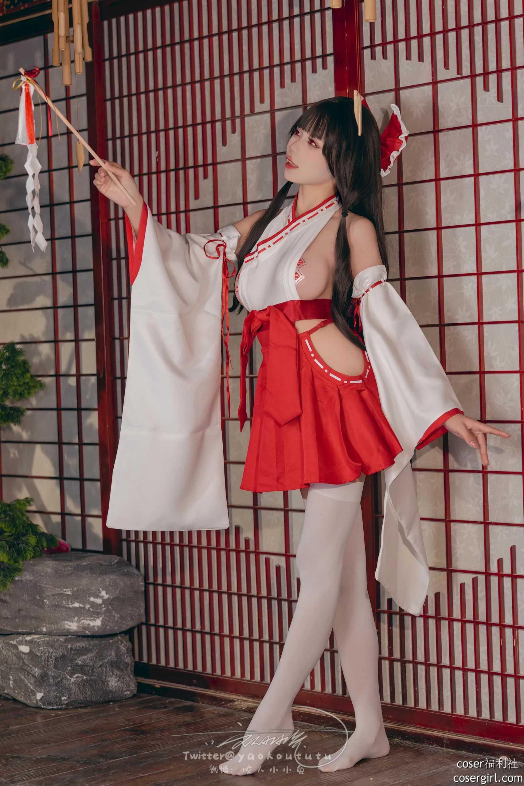 图片[7]-黏黏团子兔『狐之灵梦』 Roly Poly - coser福利社[二月作品][在线欣赏]-coser福利社