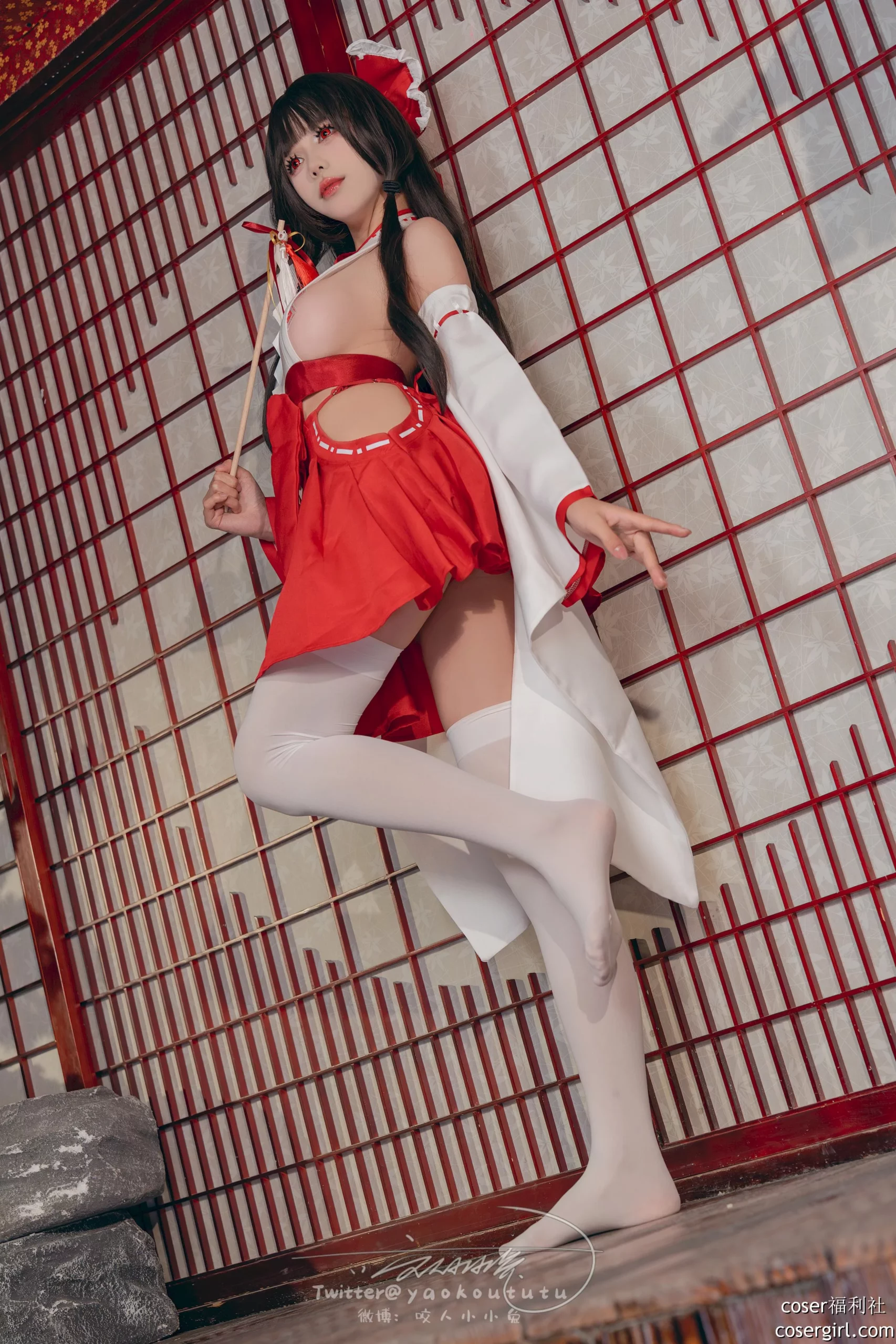 图片[5]-黏黏团子兔『狐之灵梦』 Roly Poly - coser福利社[二月作品][在线欣赏]-coser福利社