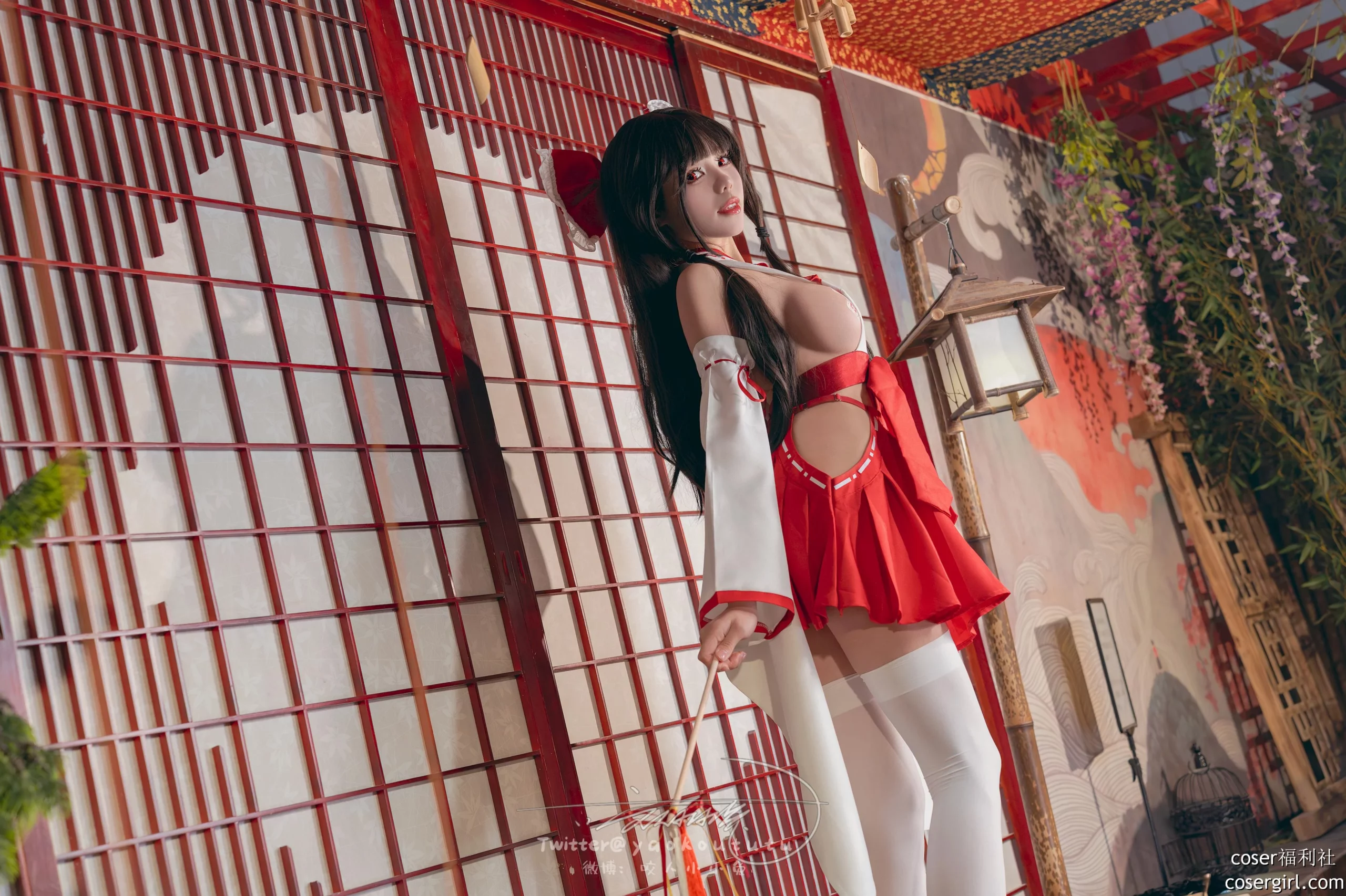 图片[4]-黏黏团子兔『狐之灵梦』 Roly Poly - coser福利社[二月作品][在线欣赏]-coser福利社