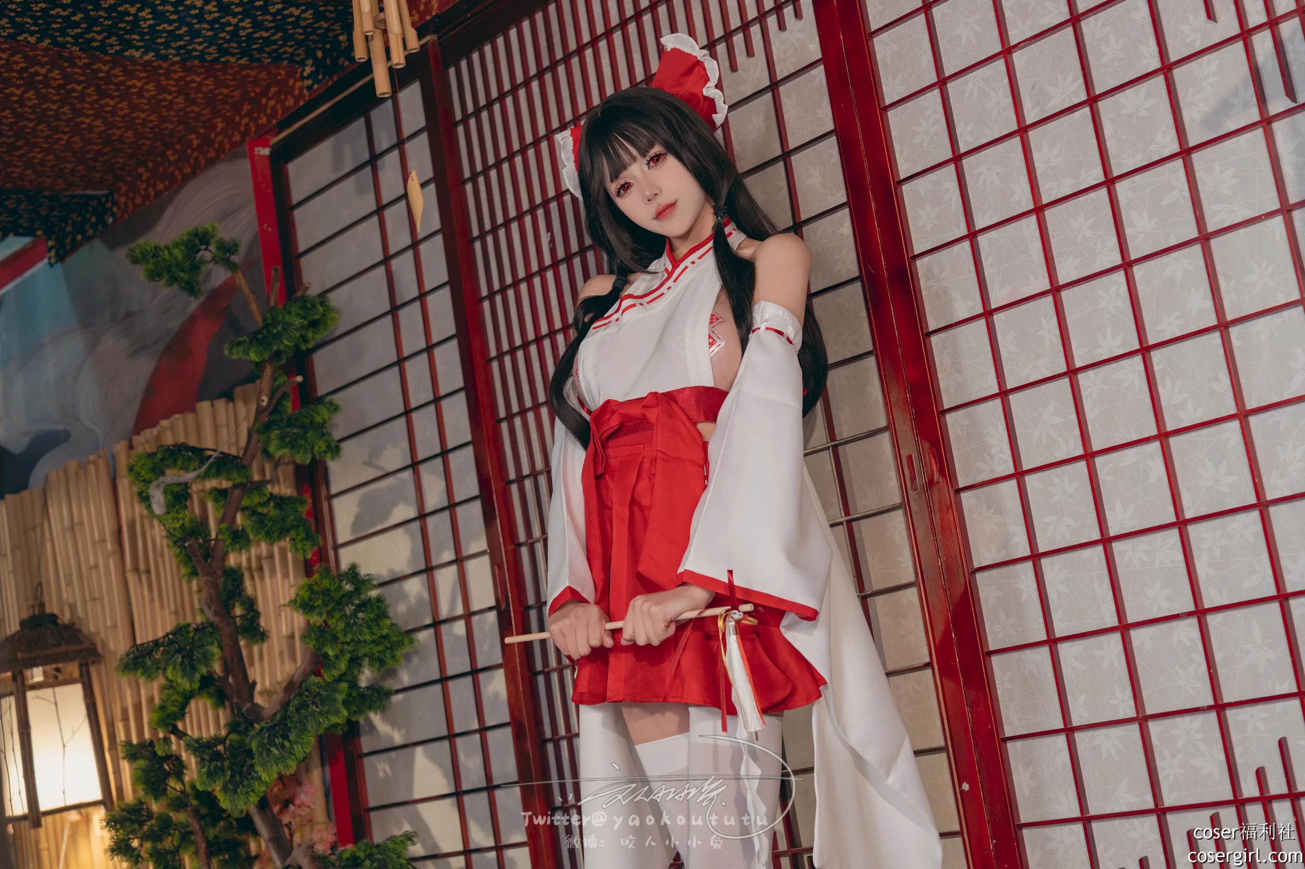 图片[2]-黏黏团子兔『狐之灵梦』 Roly Poly - coser福利社[二月作品][在线欣赏]-coser福利社