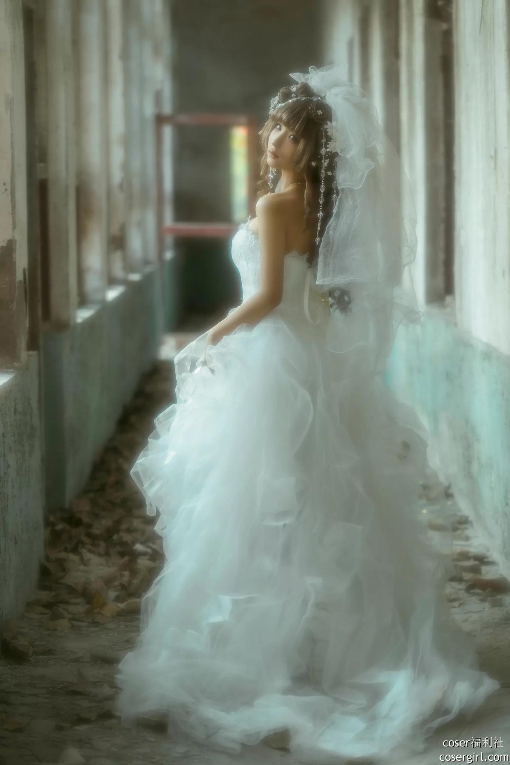 图片[1]-蠢沫沫 《婚纱》 - coser福利社[二月作品][在线欣赏]-coser福利社