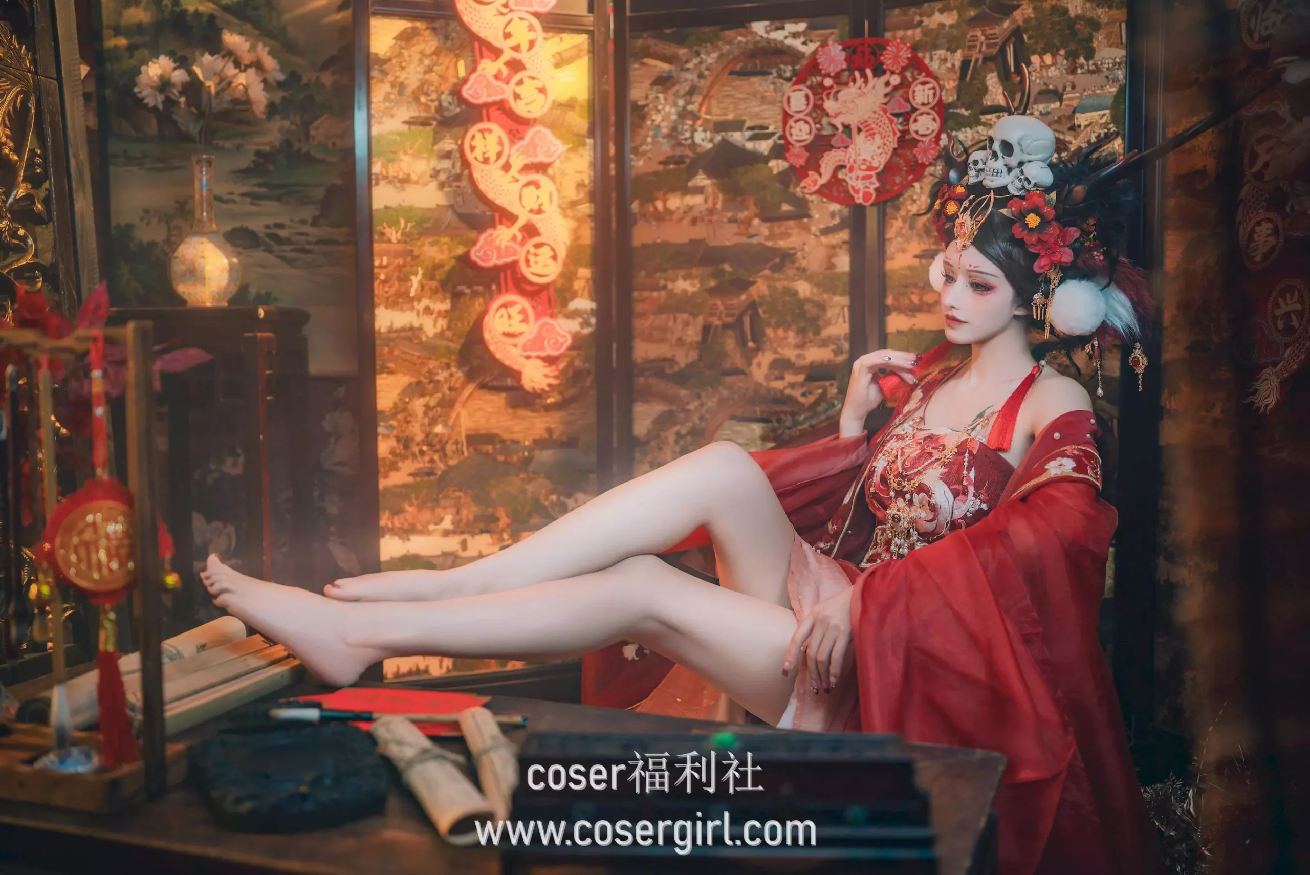 图片[2]-鹿八岁baby NO.063 闯进我家的凶凶年兽 - coser福利社[下载][214P2V-2.84GB]-coser福利社