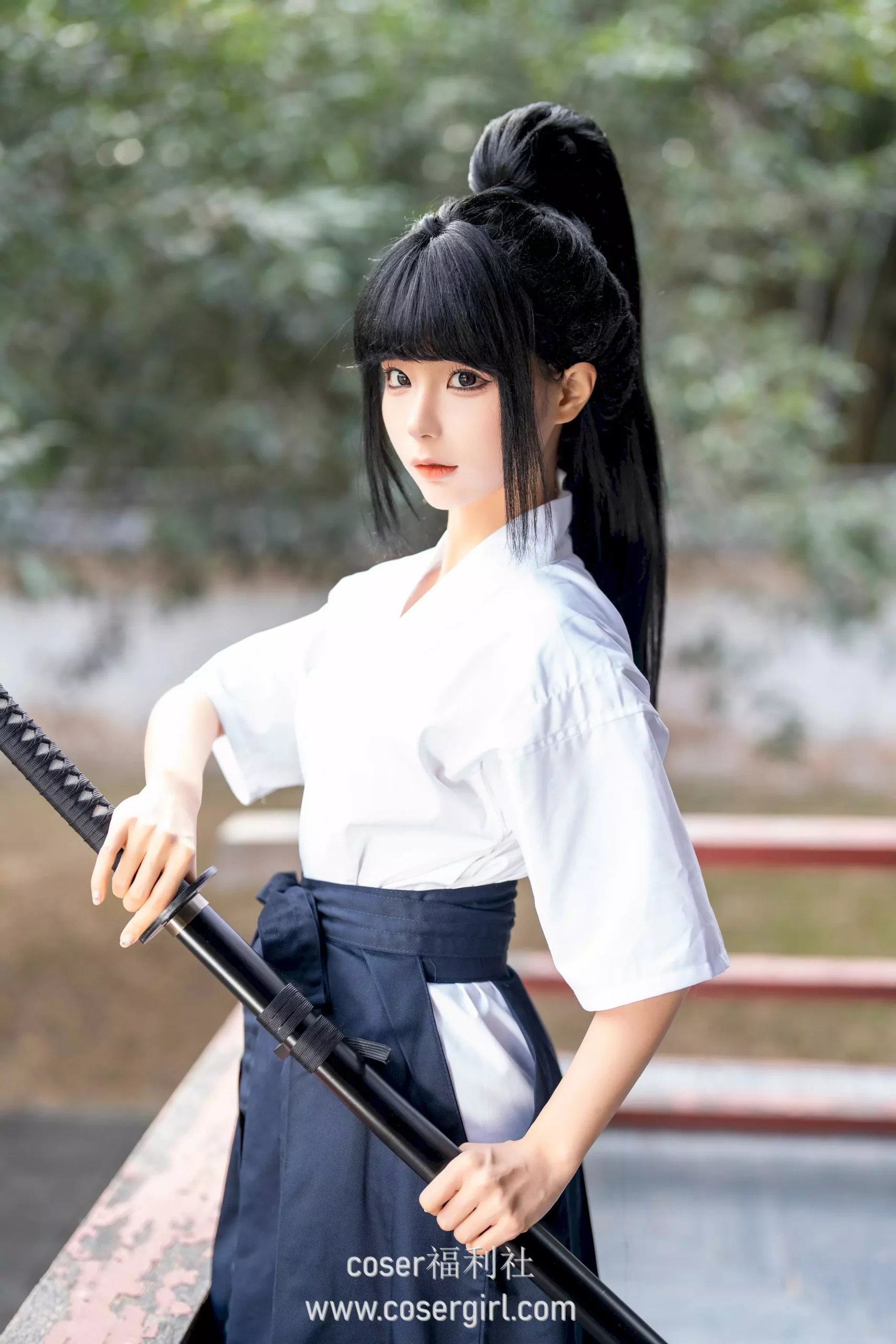 图片[1]-蠢沫沫 武士 - coser福利社[四月作品][在线欣赏]-coser福利社