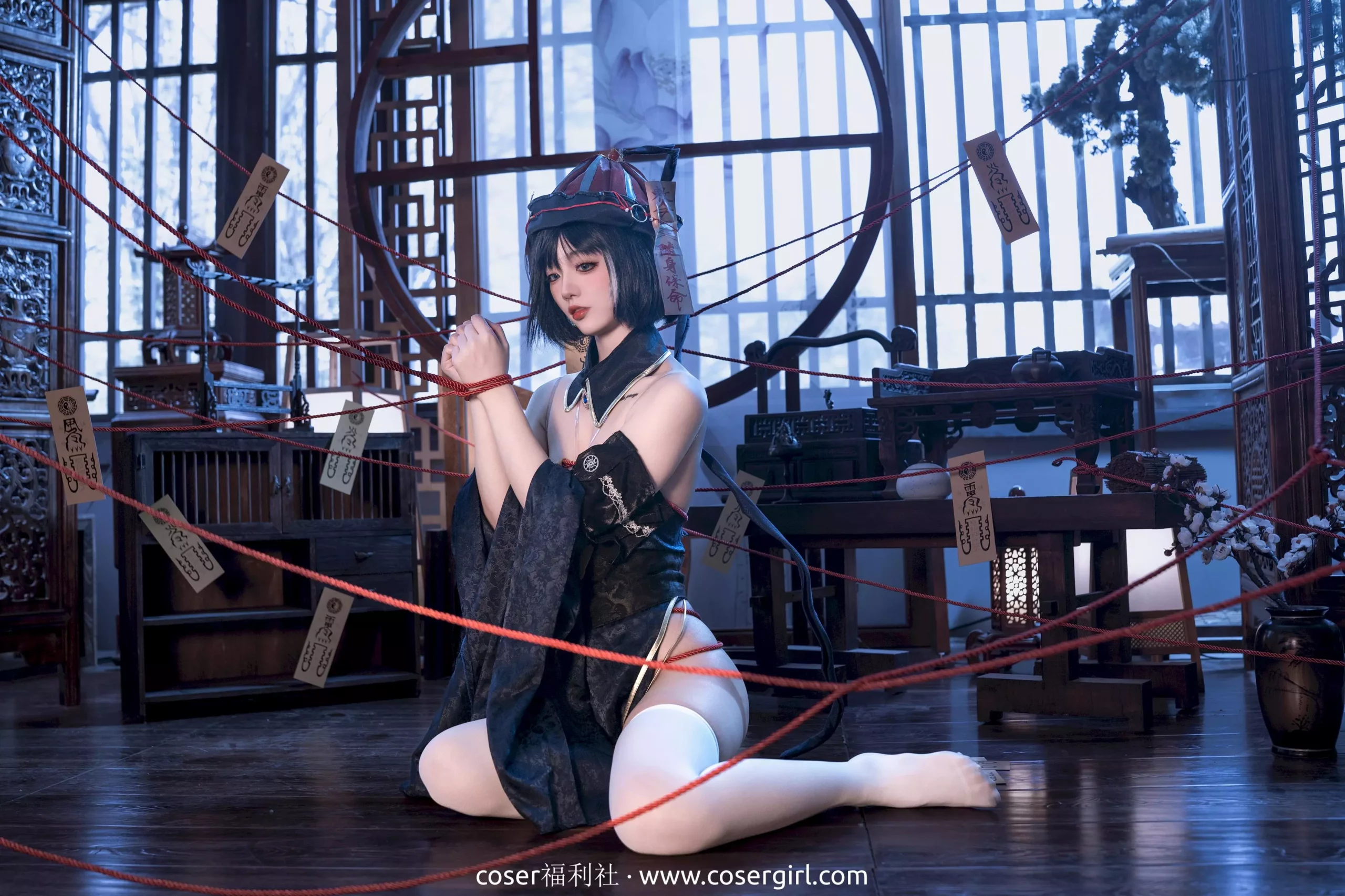 图片[1]-桃良阿宅 华甲小僵尸 - coser福利社[在线欣赏]-coser福利社