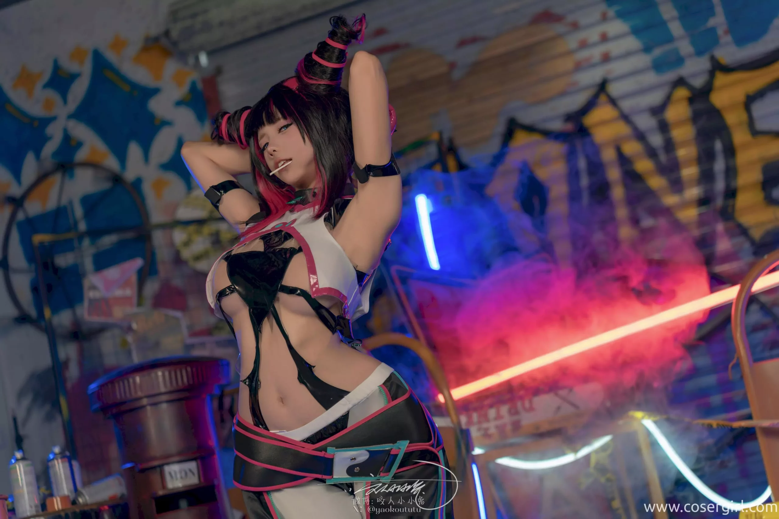 图片[3]-咬人小小兔 五月作品『街霸-韩蛛俐』 - coser福利社[五月作品][在线欣赏]-coser福利社