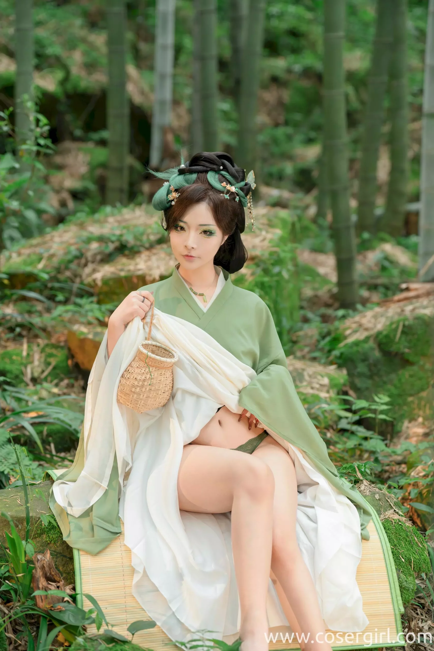 图片[3]-yuuhui玉汇 端午特辑-粽叶仙 - coser福利社[在线欣赏]-coser福利社