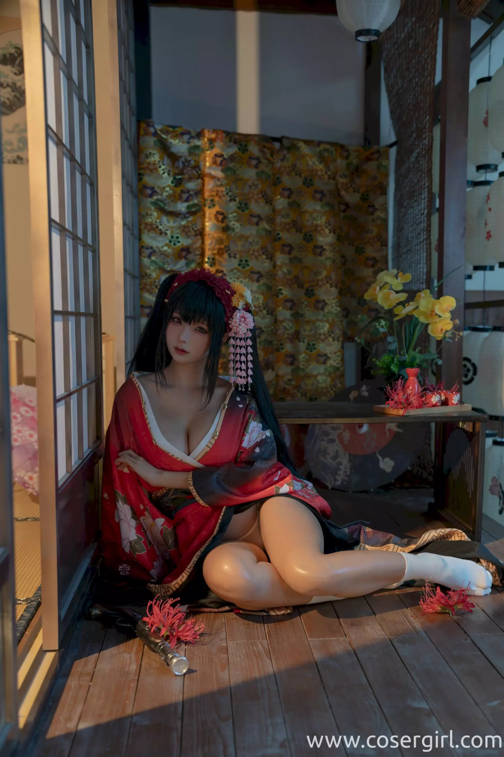 图片[2]-蠢沫沫 狂三和服 - coser福利社[在线欣赏]-coser福利社