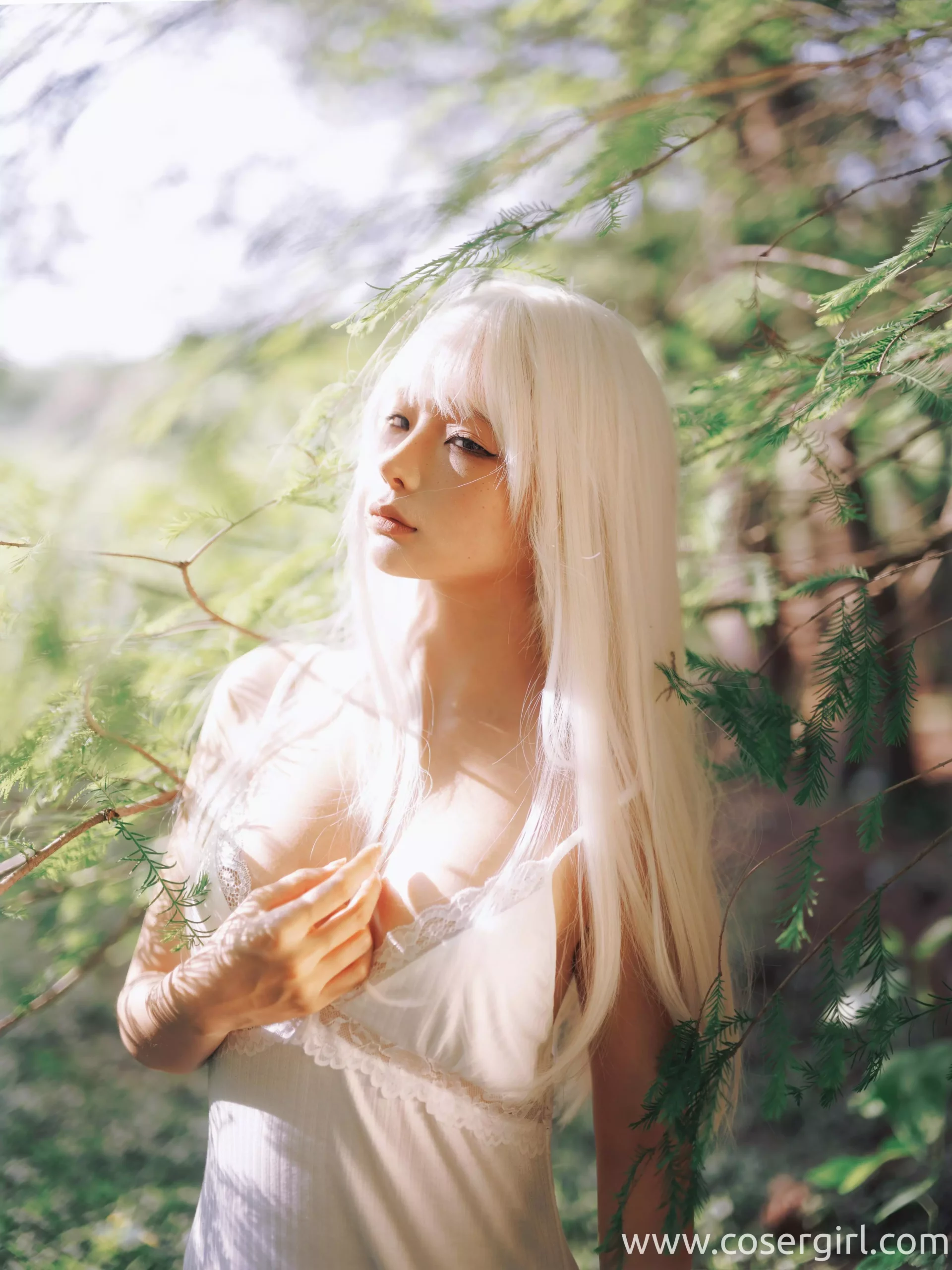 图片[1]-蠢沫沫 白发 - coser福利社[在线欣赏]-coser福利社