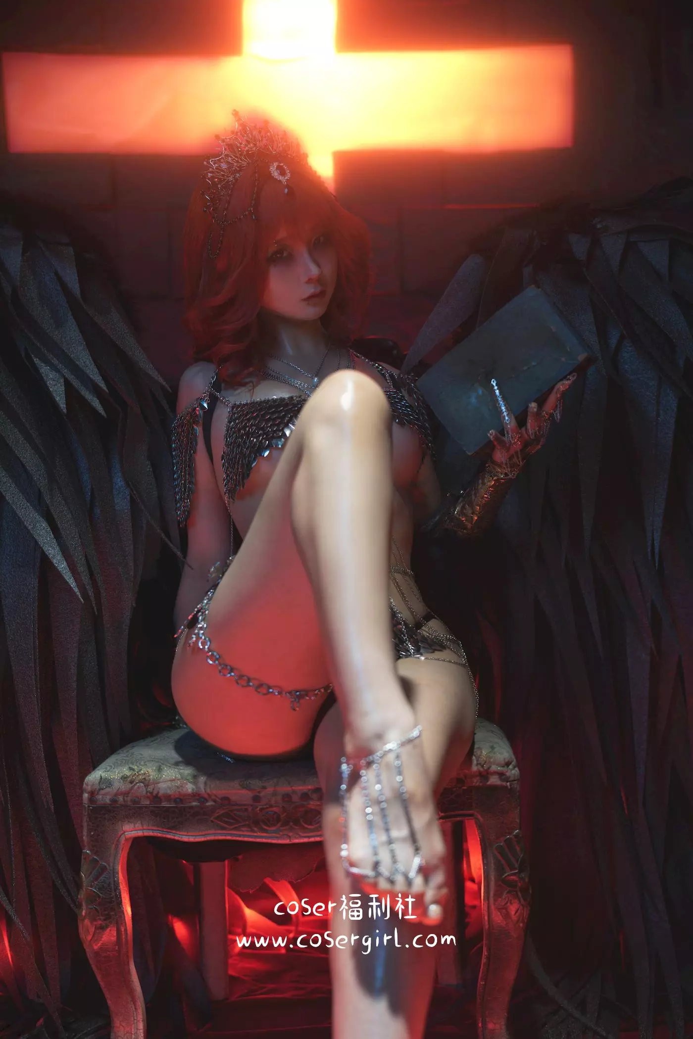 图片[11]-蠢沫沫 黑天使 - coser福利社最新写真图片在线观看-coser福利社