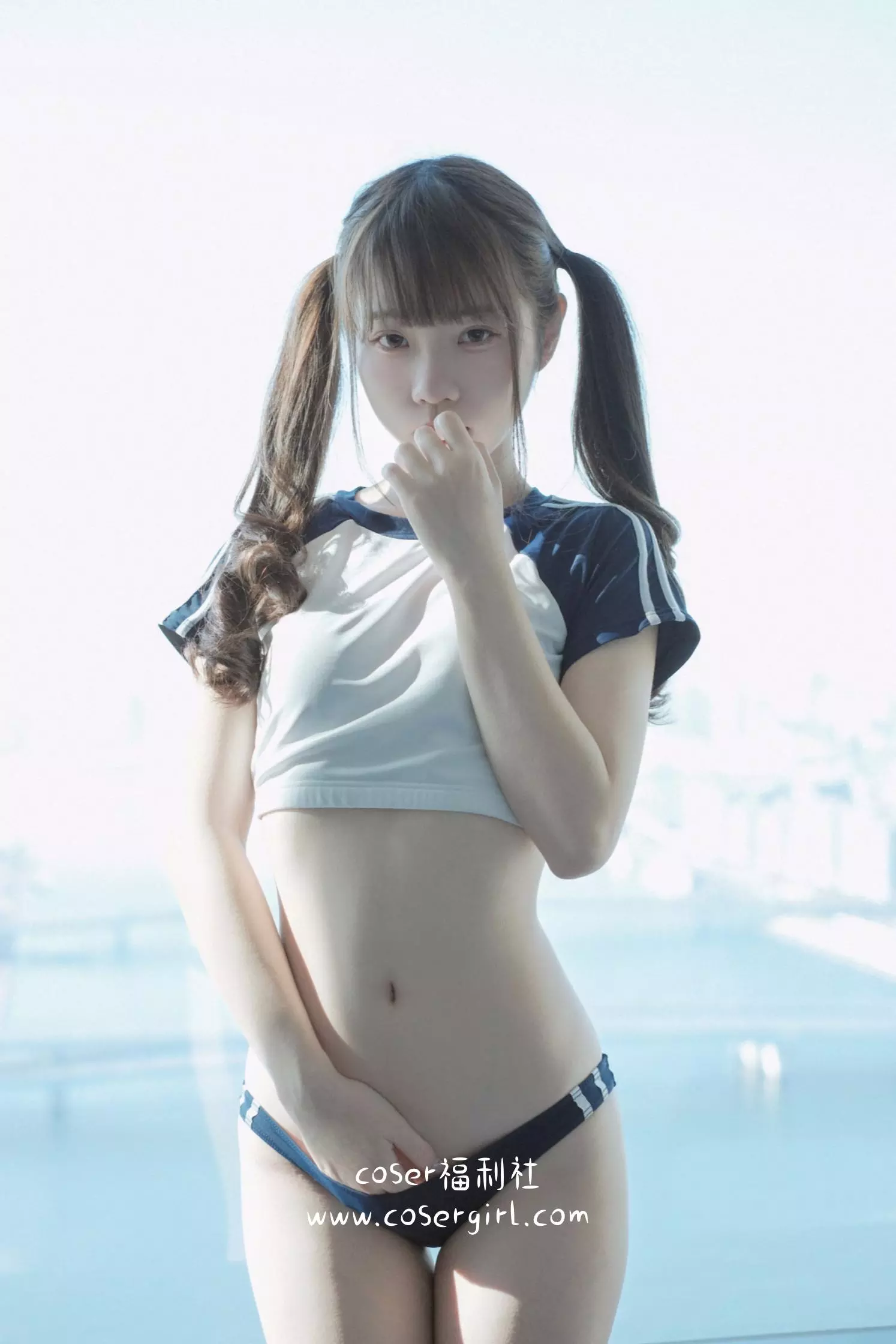 图片[5]-可可小白兔 礼物体操服少女 - coser福利社写真图片在线观看-coser福利社