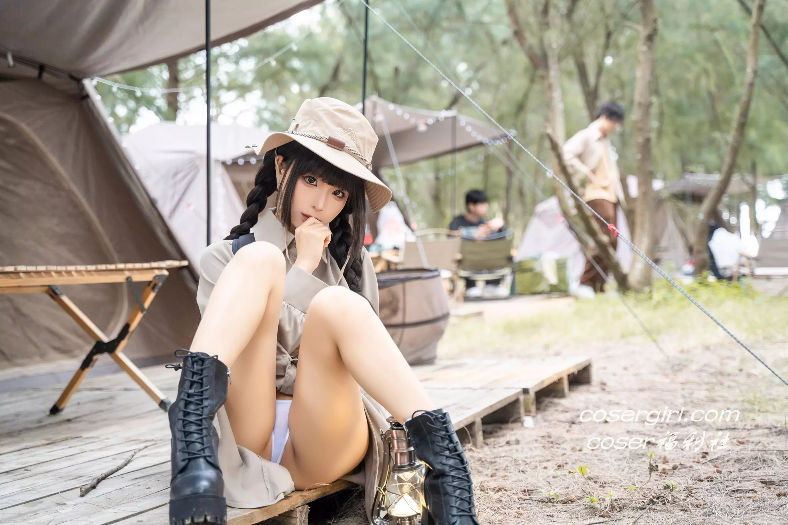 图片[3]-蠢沫沫 露营 - coser福利社最新写真图片在线观看-coser福利社