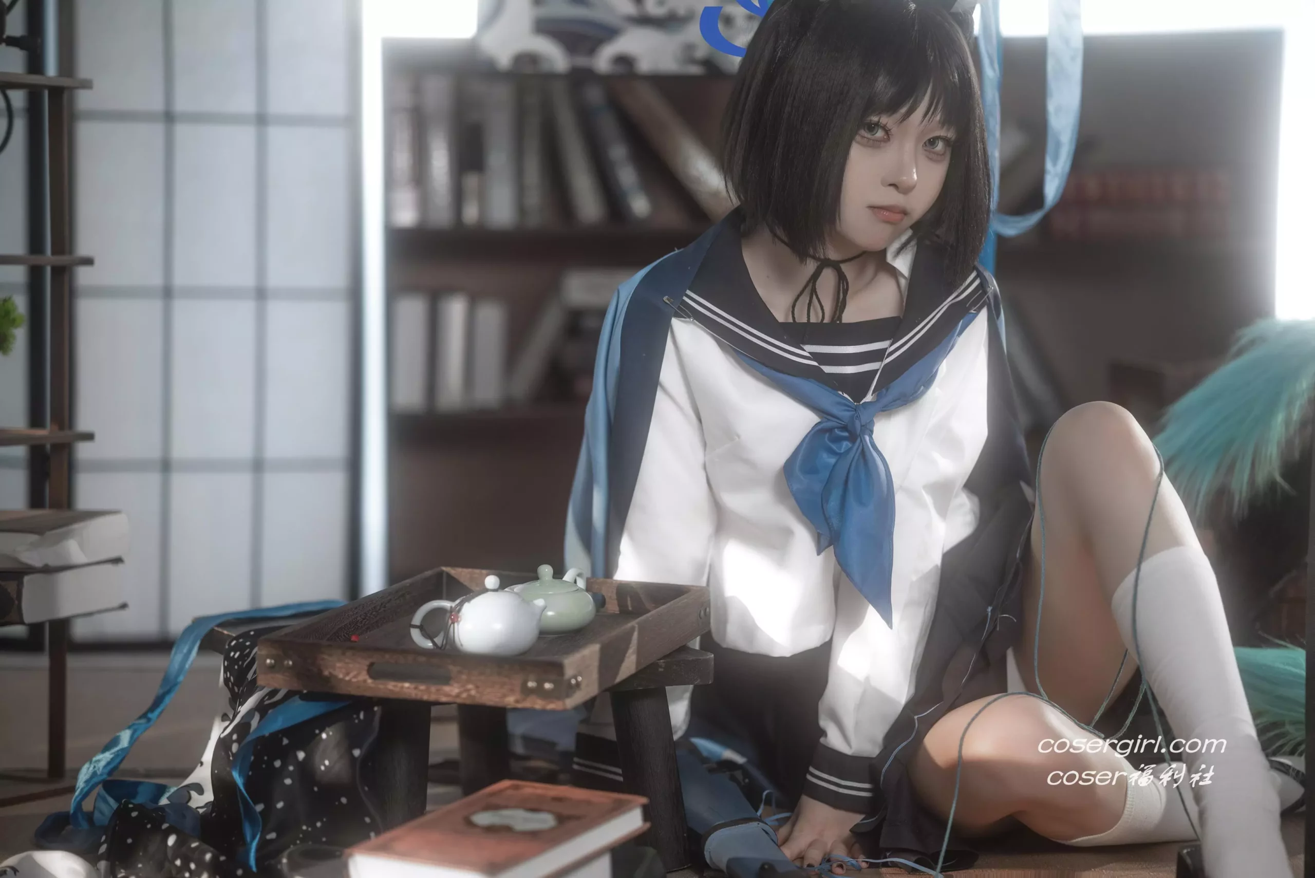 矢量鱼 蔚蓝档案 桐生桔梗 [28P-167MB]-coser福利社