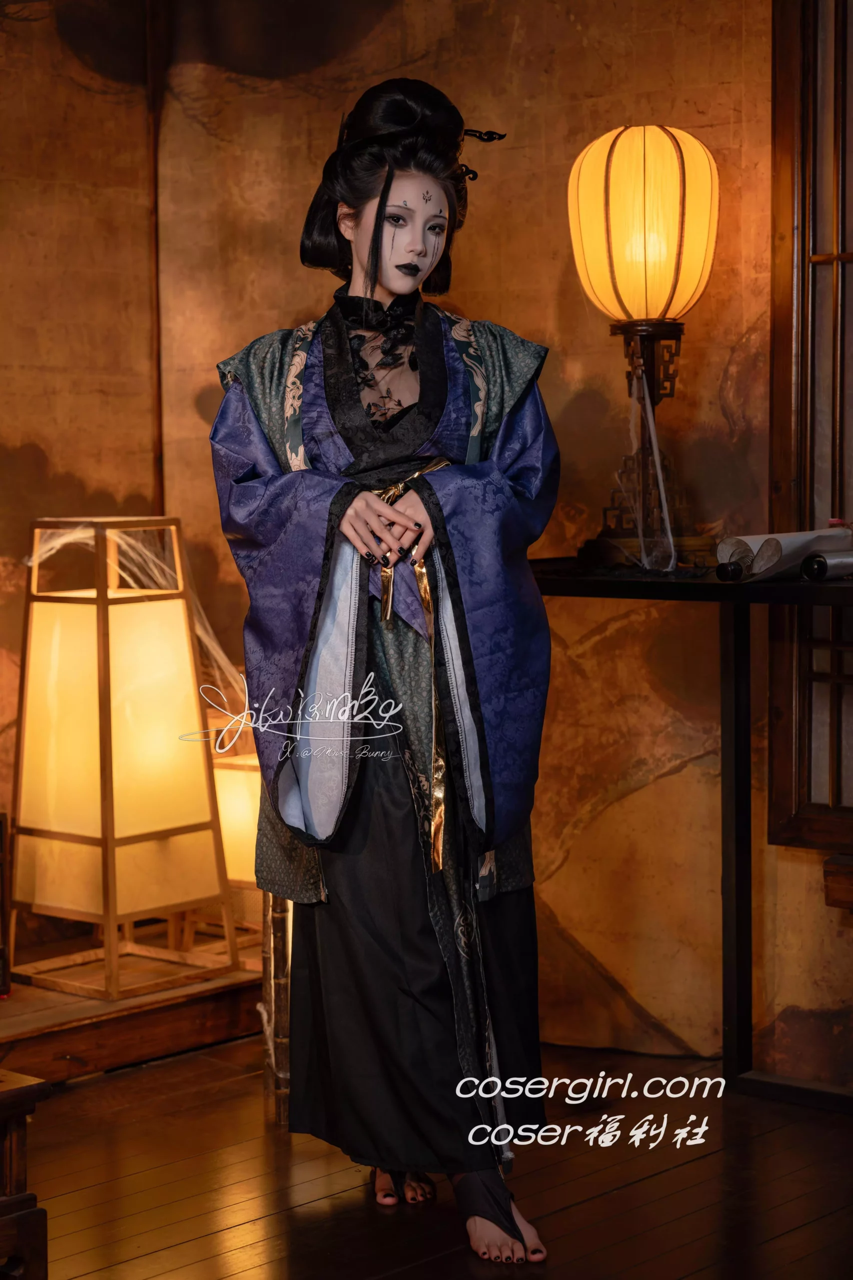 图片[2]-Yiko湿润兔 阁中四妹 无情画 - coser福利社最新写真图片在线观看-coser福利社