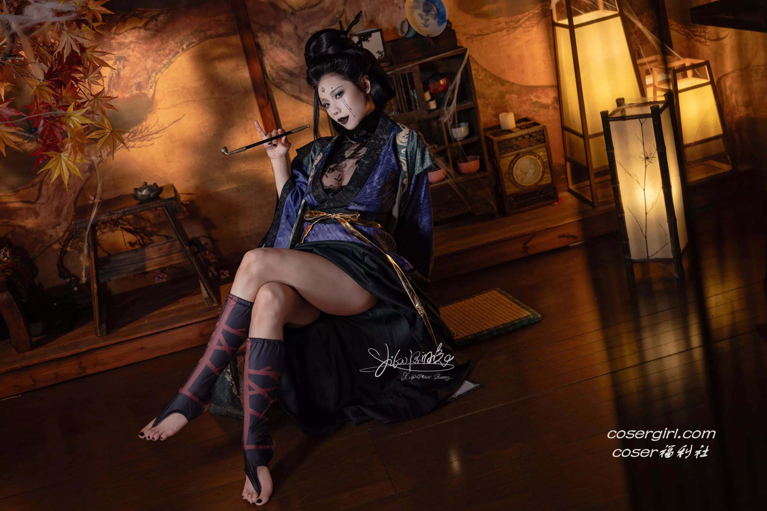 图片[3]-Yiko湿润兔 阁中四妹 无情画 - coser福利社最新写真图片在线观看-coser福利社