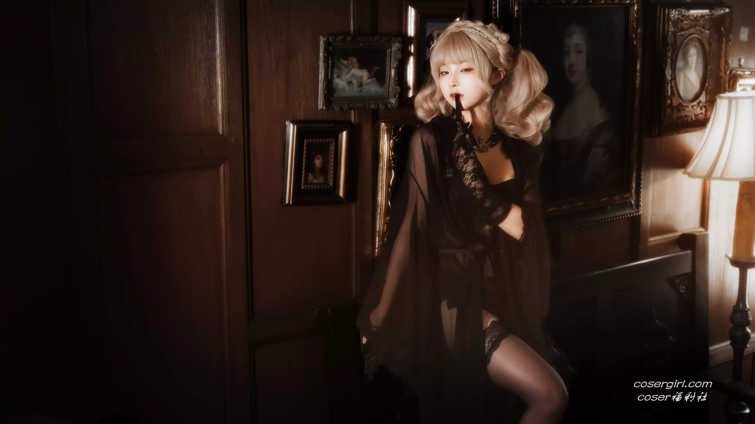 图片[2]-蠢沫沫 夜色中的古欧风情 - coser福利社写真图片在线观看-coser福利社