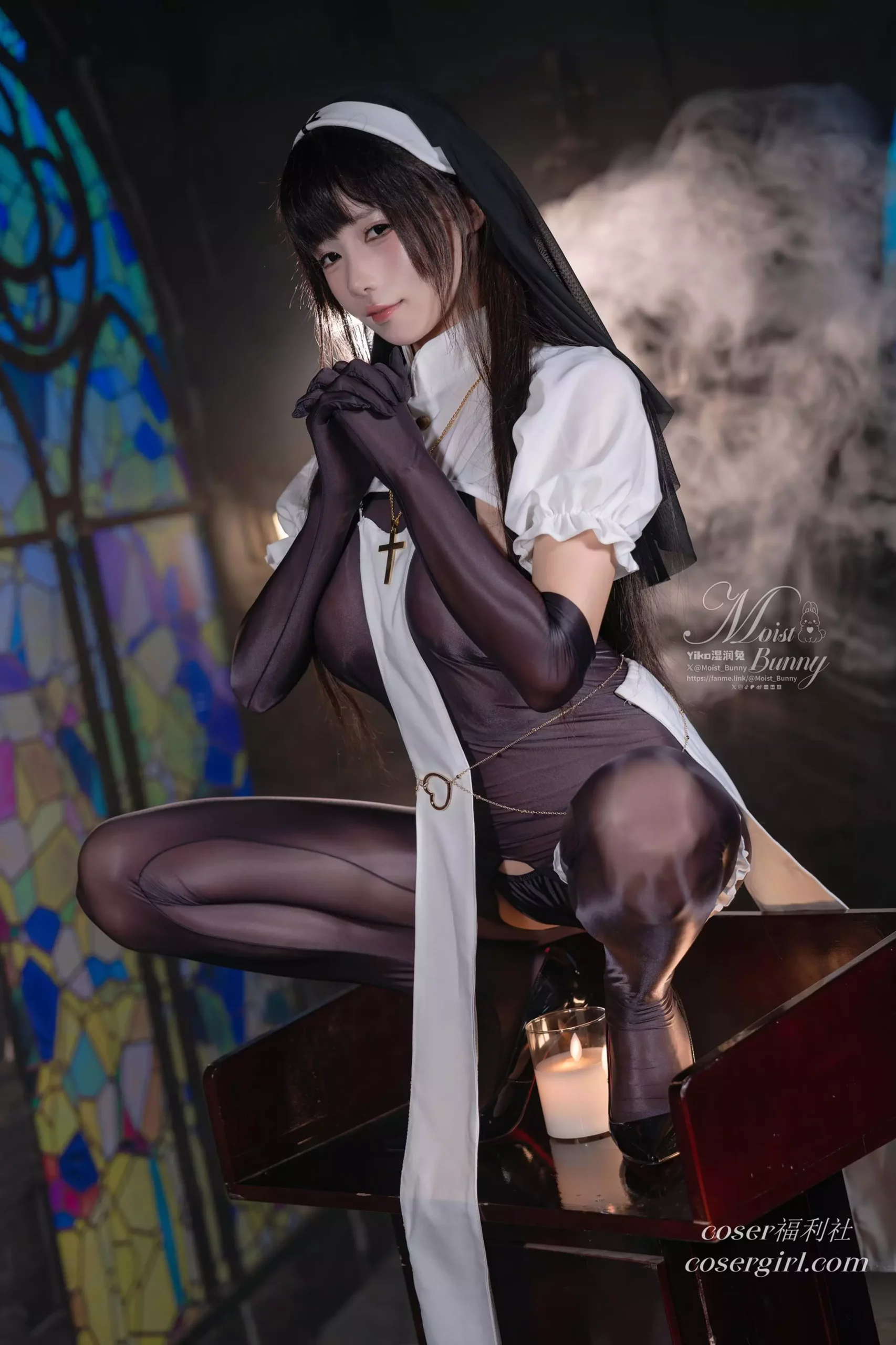 图片[1]-Yiko湿润兔 1月作品『布道圣女』72P+1V Abracadabra·傲慢扭胯舞 - coser福利社写真图片在线观看-coser福利社