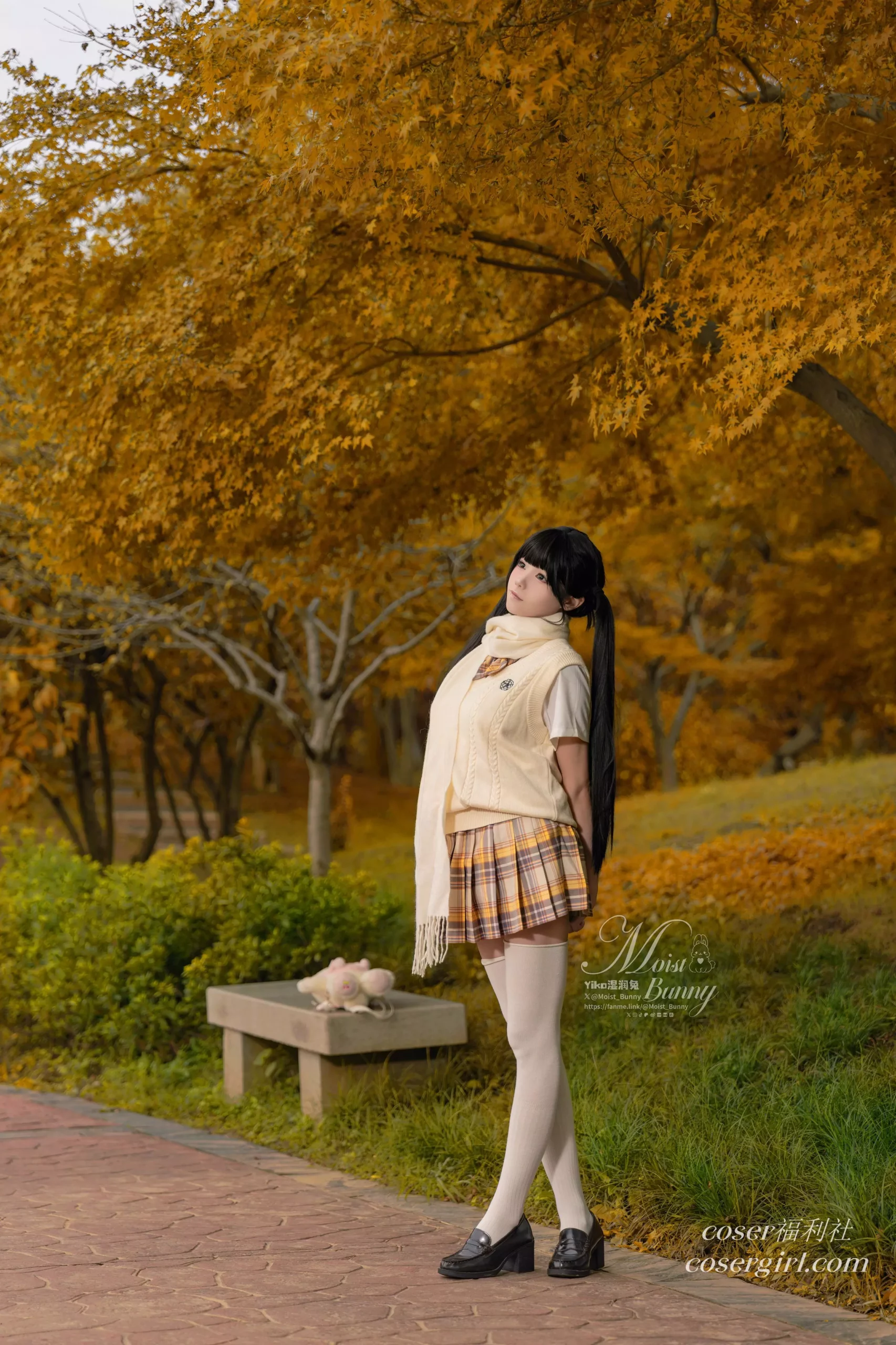 图片[1]-Yiko湿润兔 1月月票特典 冬の邂逅 - coser福利社写真图片在线观看-coser福利社