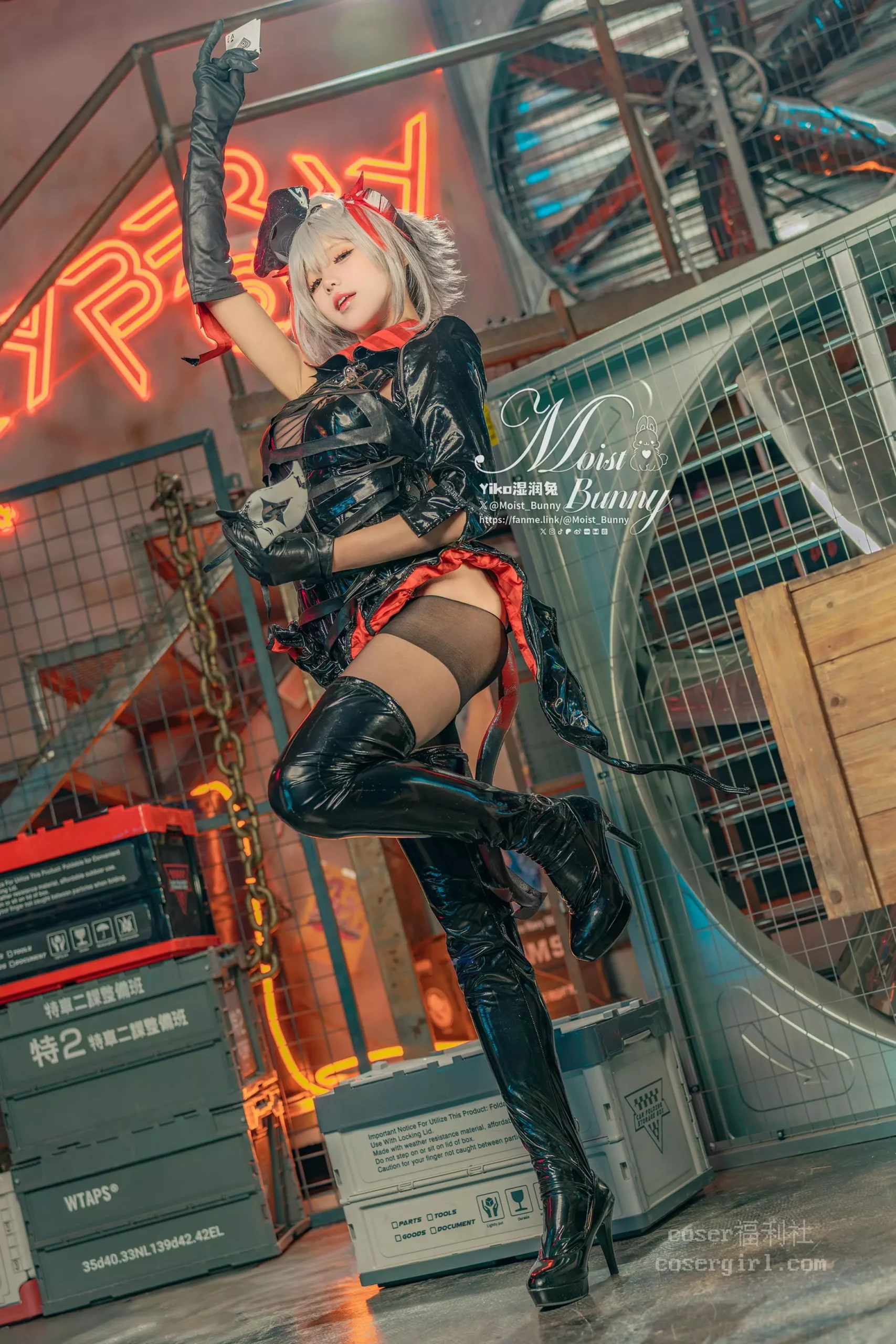 图片[2]-Yiko湿润兔 2月作品 愚夜密函-W - coser福利社写真图片在线观看-coser福利社