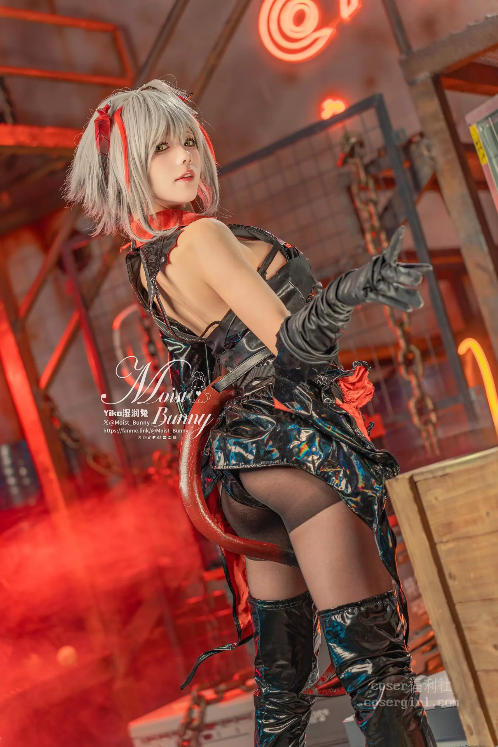图片[3]-Yiko湿润兔 2月作品 愚夜密函-W - coser福利社写真图片在线观看-coser福利社