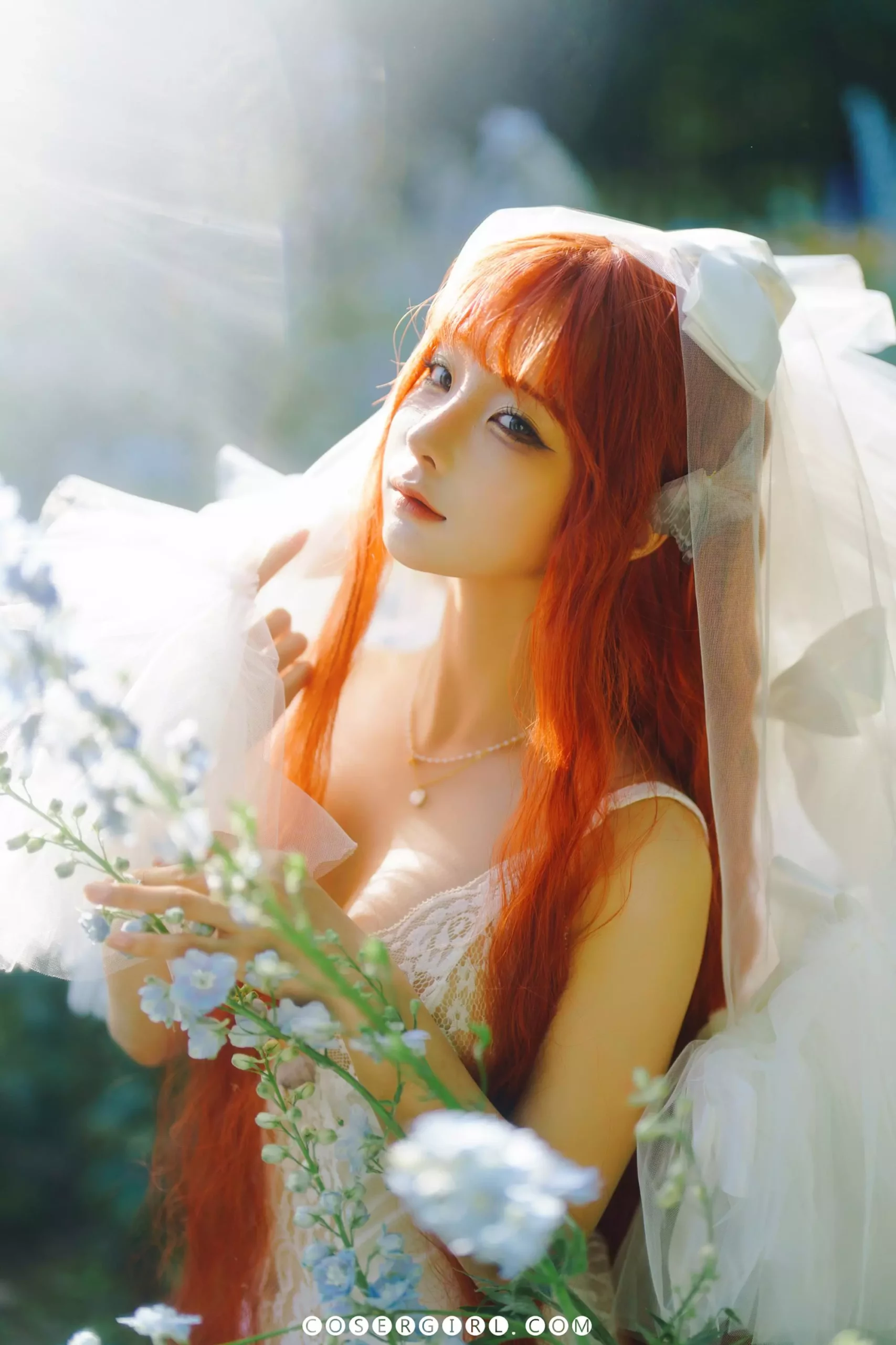 图片[3]-蠢沫沫 花丛婚纱 - coser福利社 [壁纸] 写真图片在线观看-coser福利社