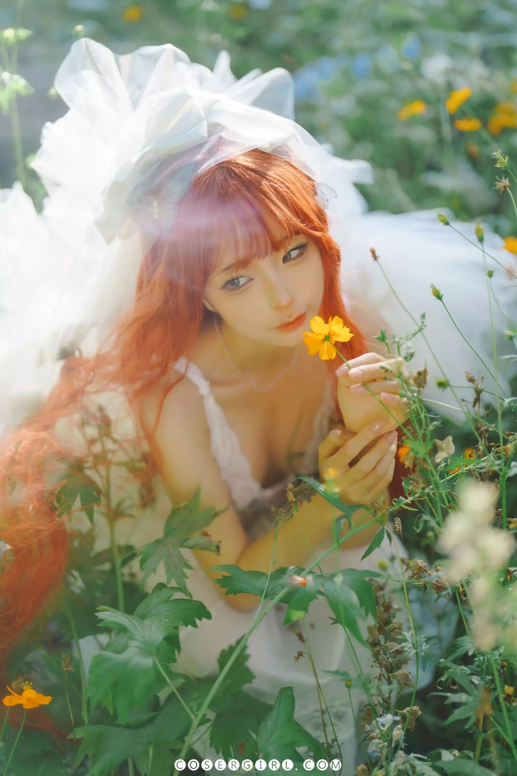 图片[4]-蠢沫沫 花丛婚纱 - coser福利社 [壁纸] 写真图片在线观看-coser福利社