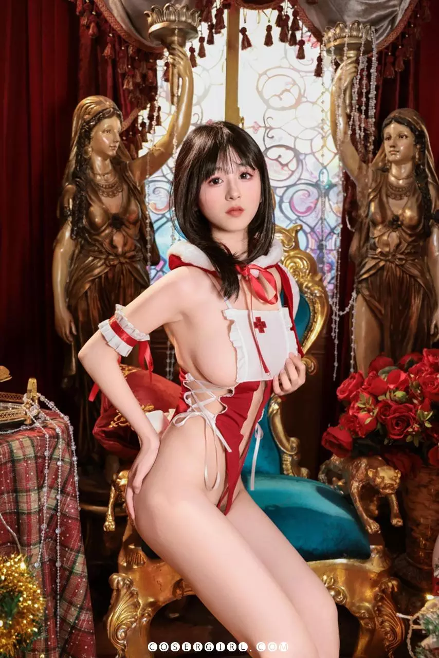 奶芙乔乔 ✨圣诞特辑 - coser福利社[60P-1.67GB]写真下载-coser福利社