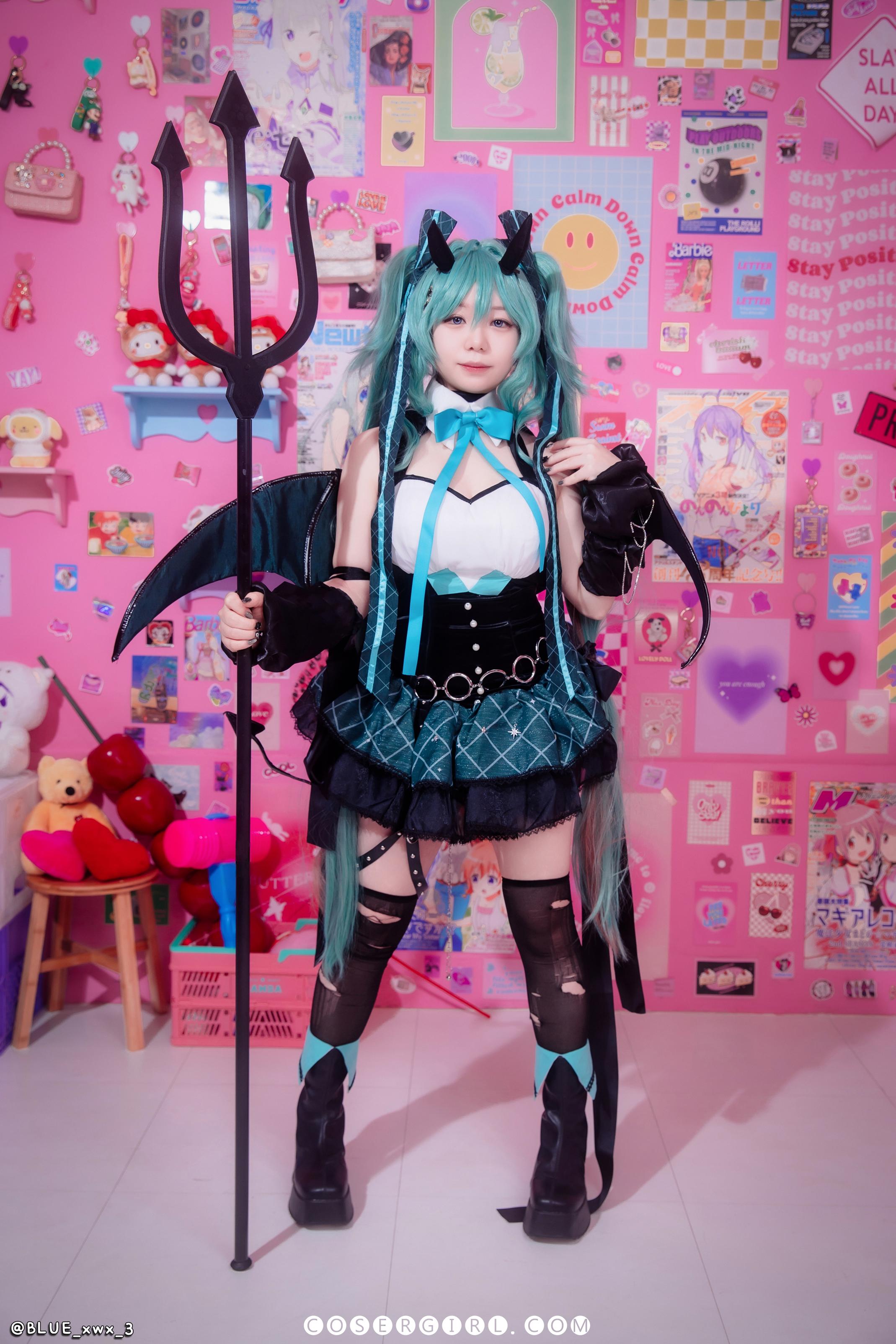 图片[4]-Blue Ming Miku [90P-1.05GB] - coser福利社-coser福利社