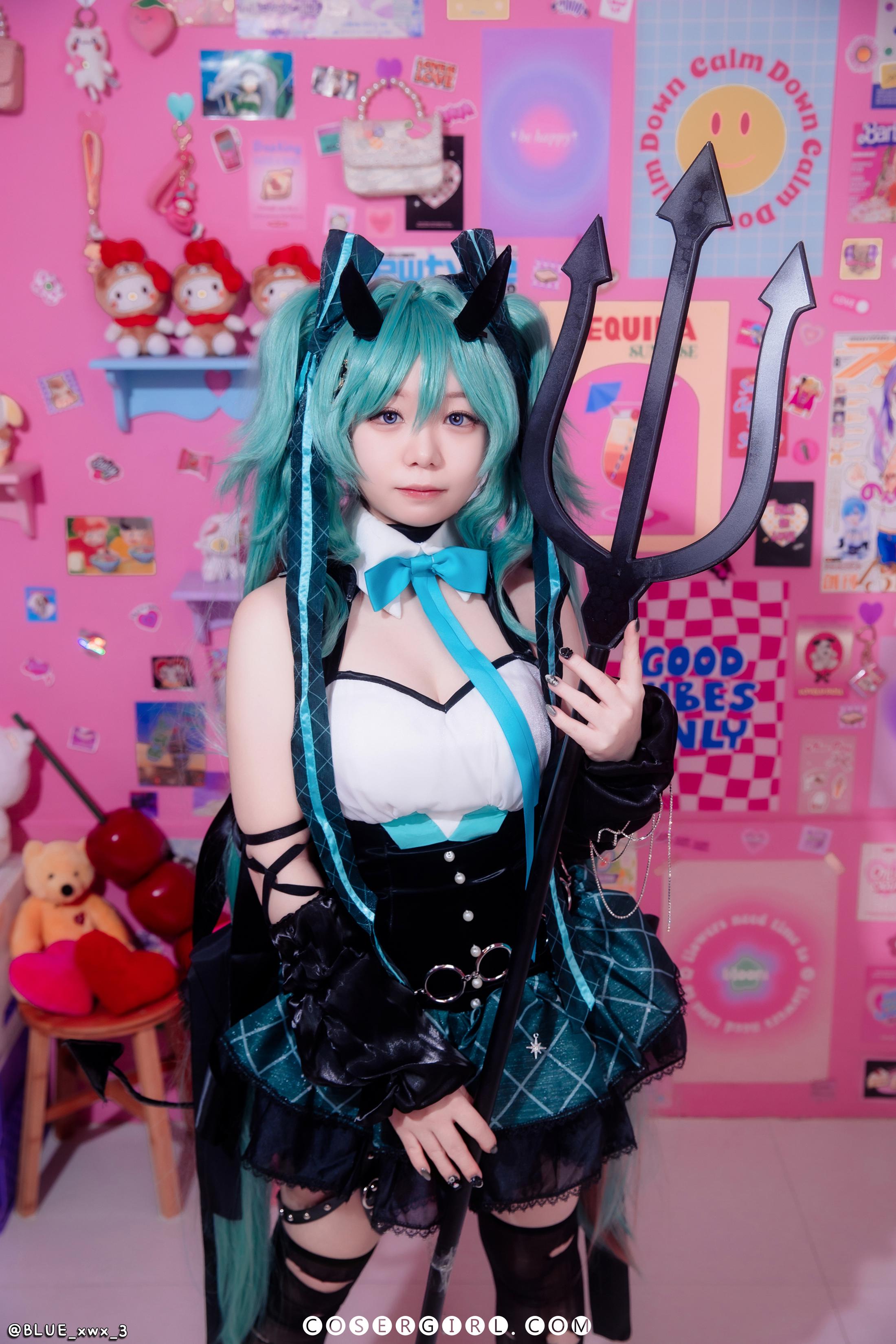 图片[5]-Blue Ming Miku [90P-1.05GB] - coser福利社-coser福利社