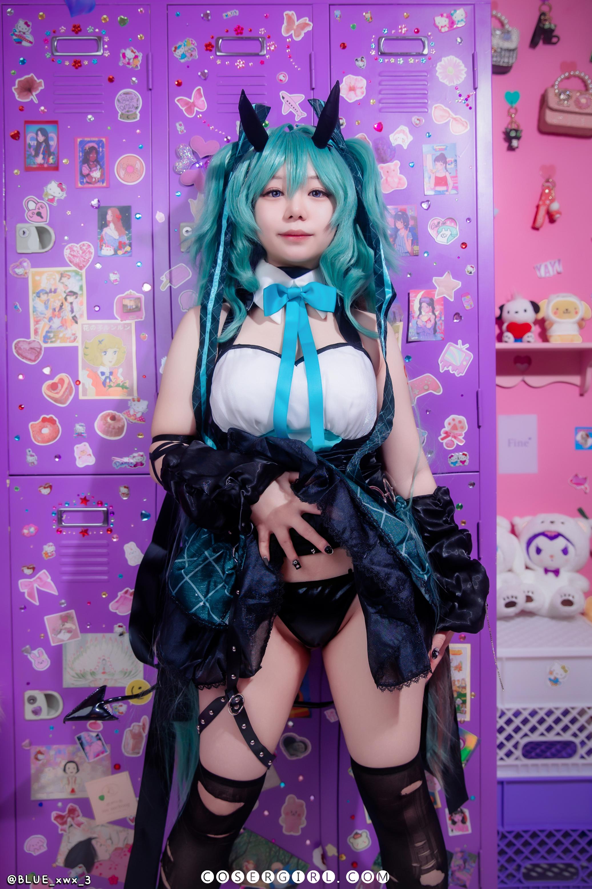 图片[8]-Blue Ming Miku [90P-1.05GB] - coser福利社-coser福利社