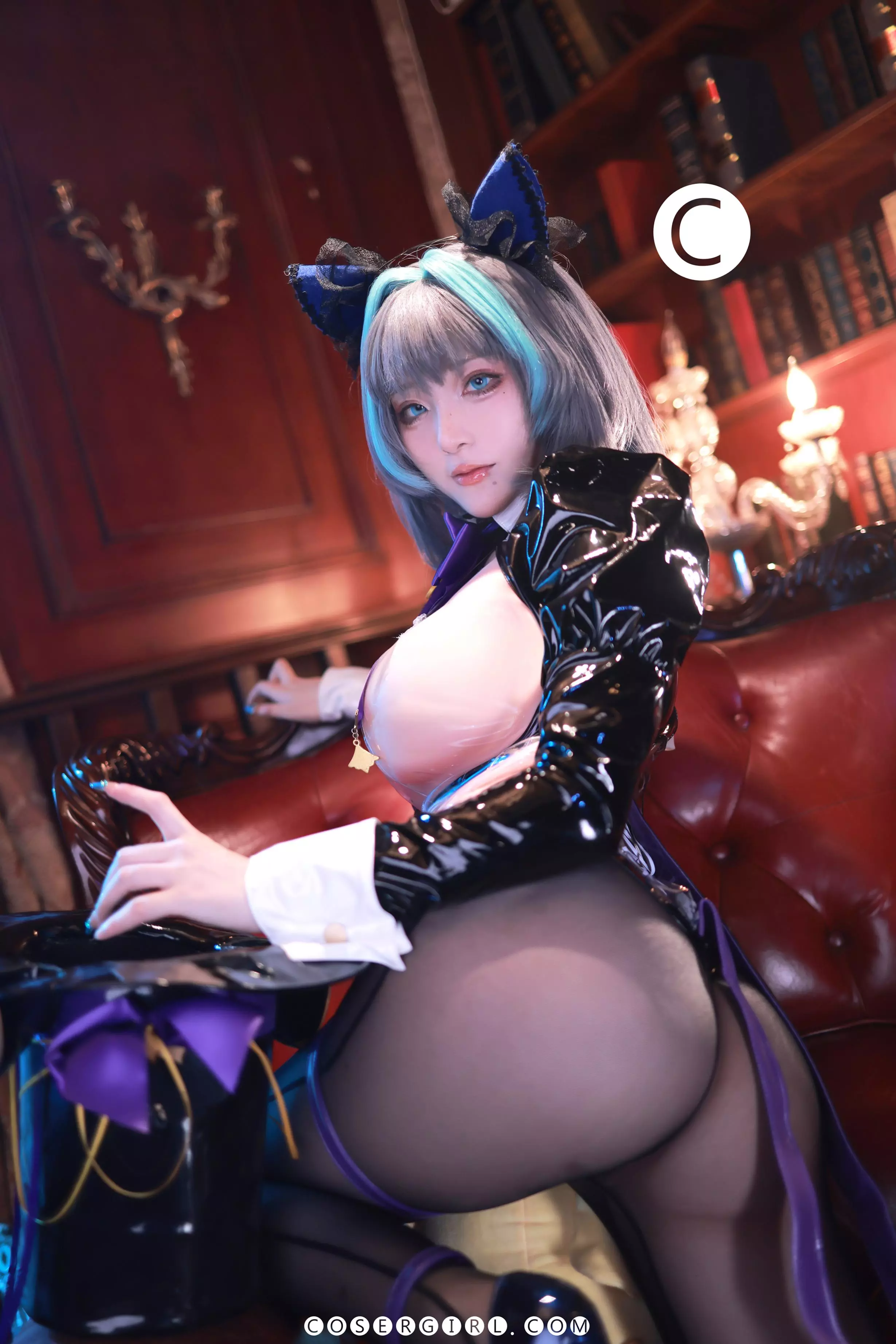 图片[4]-起司块 柴郡魔术师 Cosplay 写真 - coser福利社黑丝诱惑44P在线观看-coser福利社