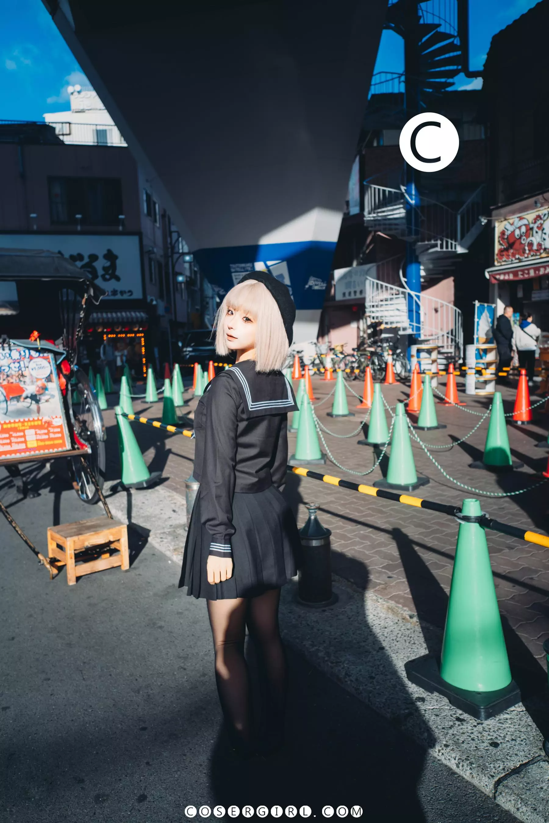 图片[2]-蠢沫沫·秋寻写真特辑 【上】 - coser福利社JK街拍·隔间·洗衣机私房 281P 在线体验-coser福利社