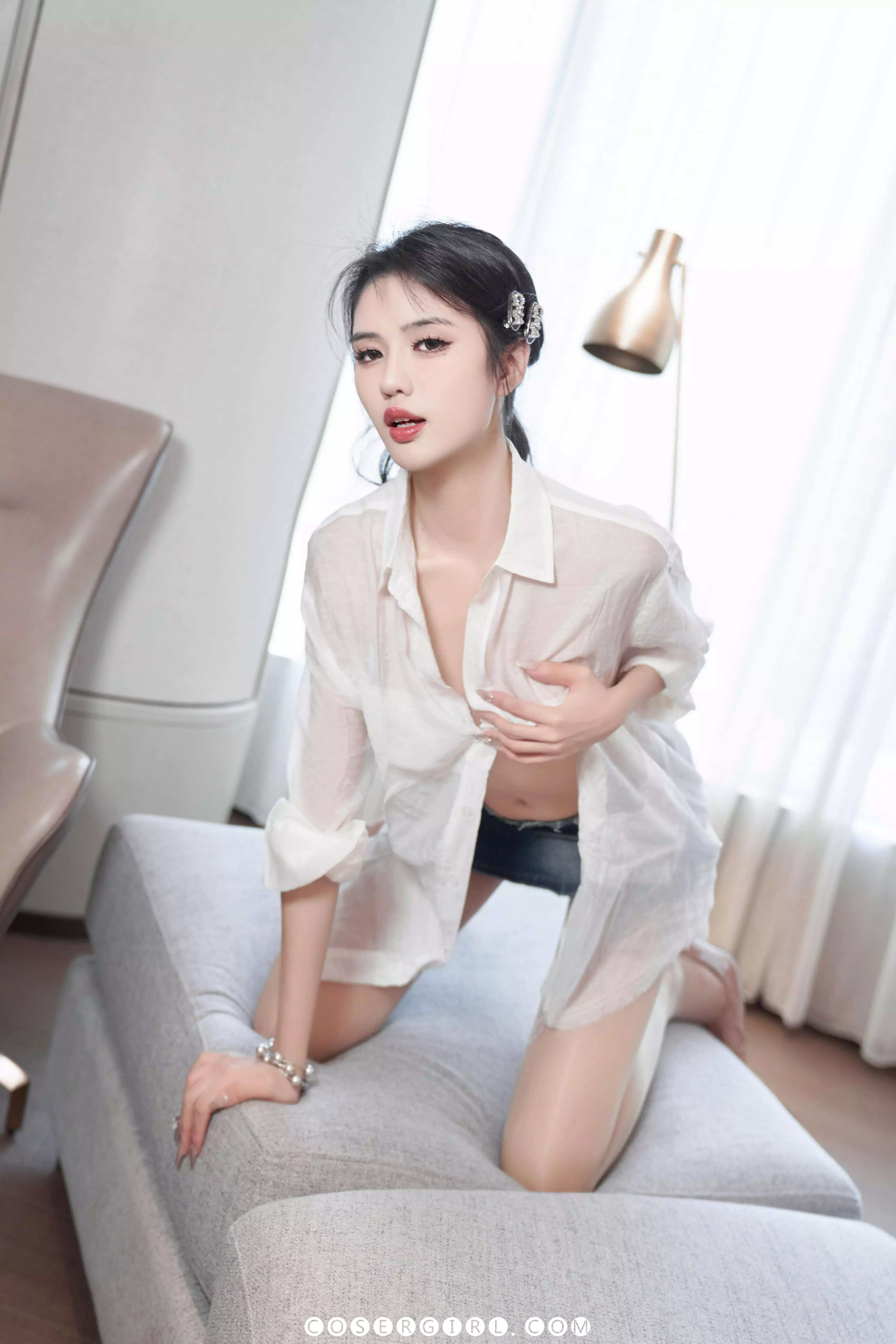 浅浅 NO.003 vol.7667 装白衬衫